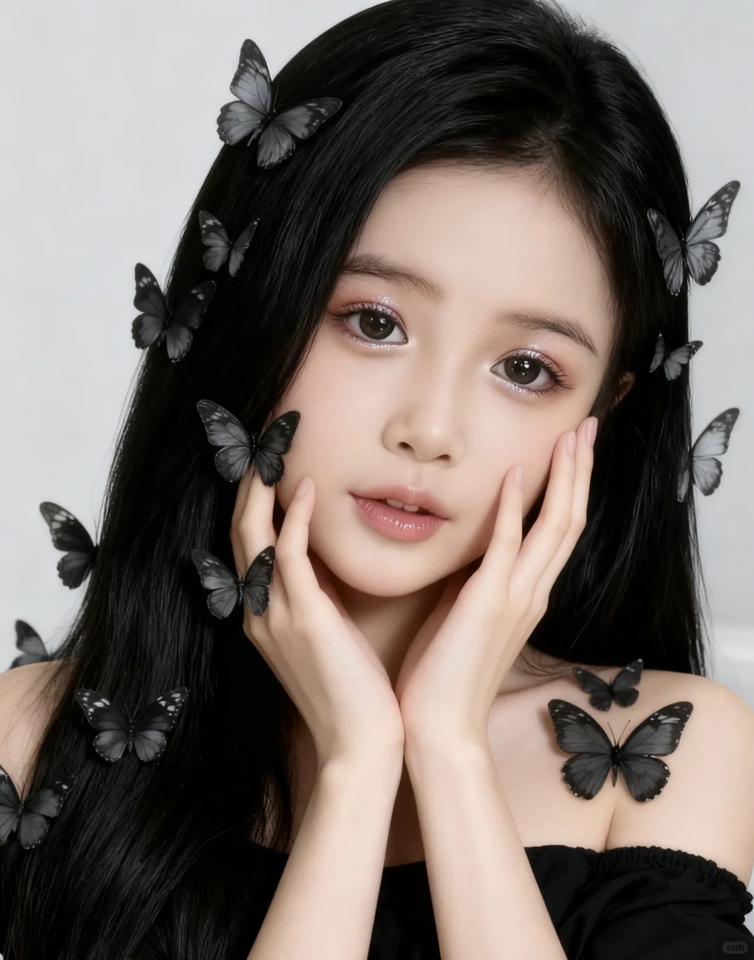 蝴蝶女孩vs蝴蝶少女🦋儿童跟成人写真分享