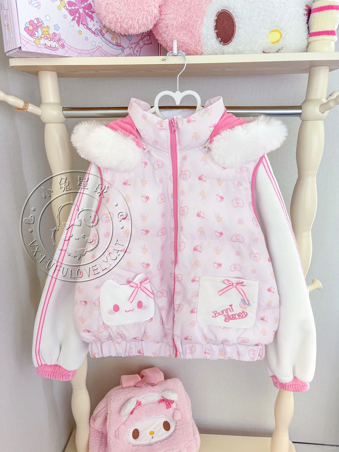 好萌…超多老婆蹲的萌萌兔粉色款已经上线！！