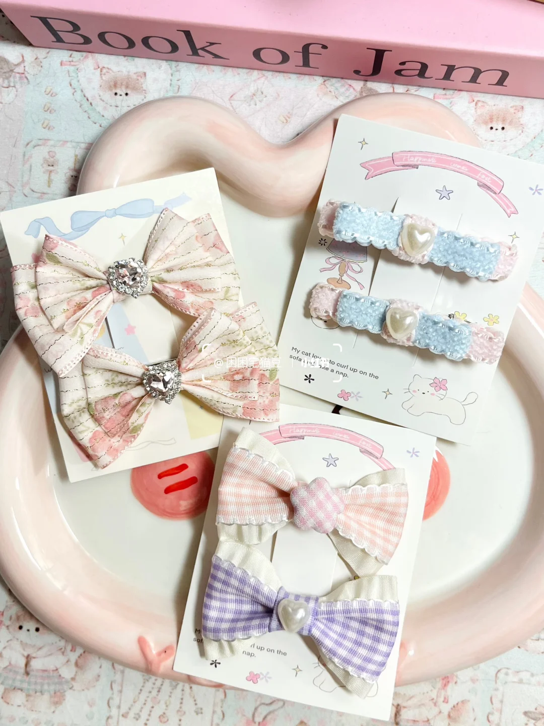 美少女的漂亮蝴蝶结发夹🎀🧚🏻‍♀️