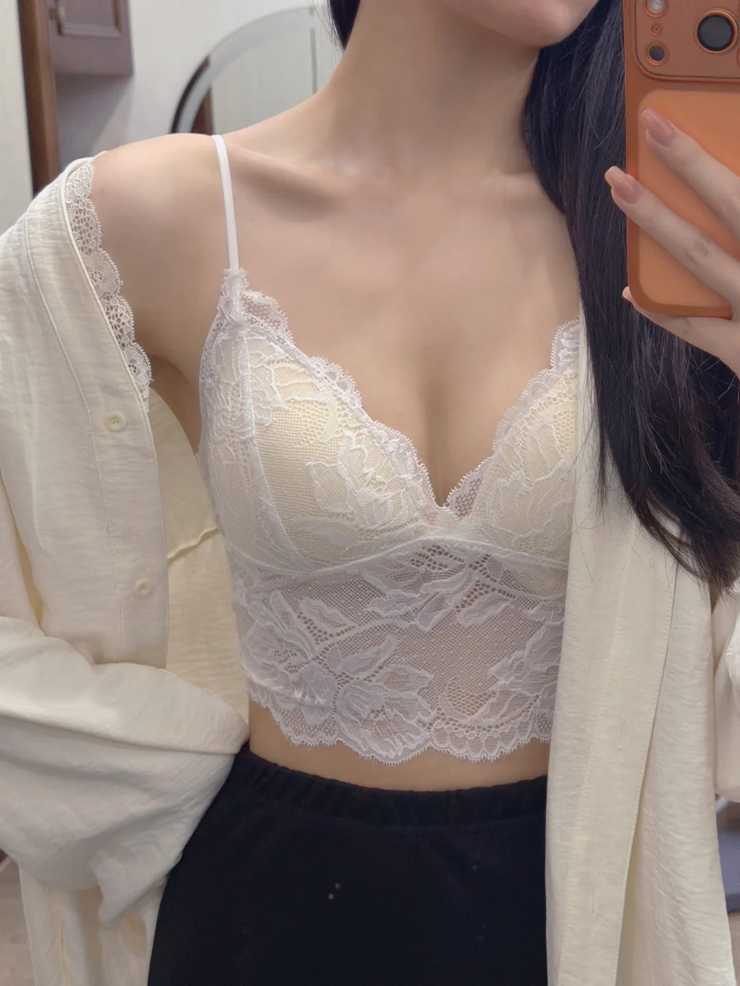 小胸入❗️法式蕾丝内衣 平胸高级纯欲风