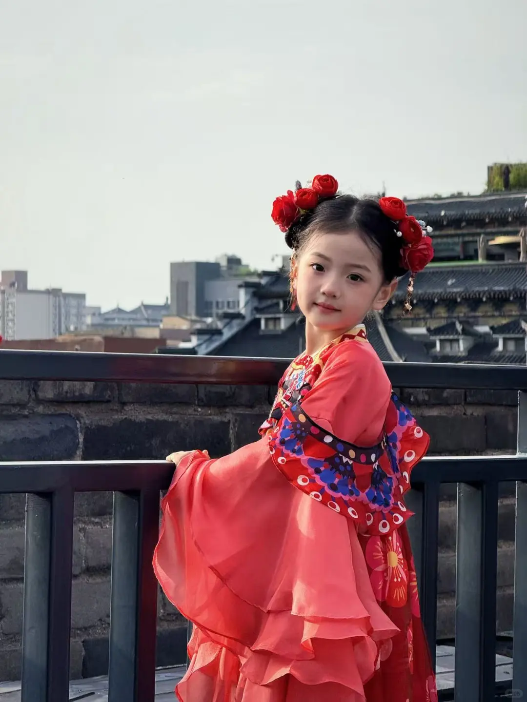 在西安古城墙当一天大唐在逃小公主🏮