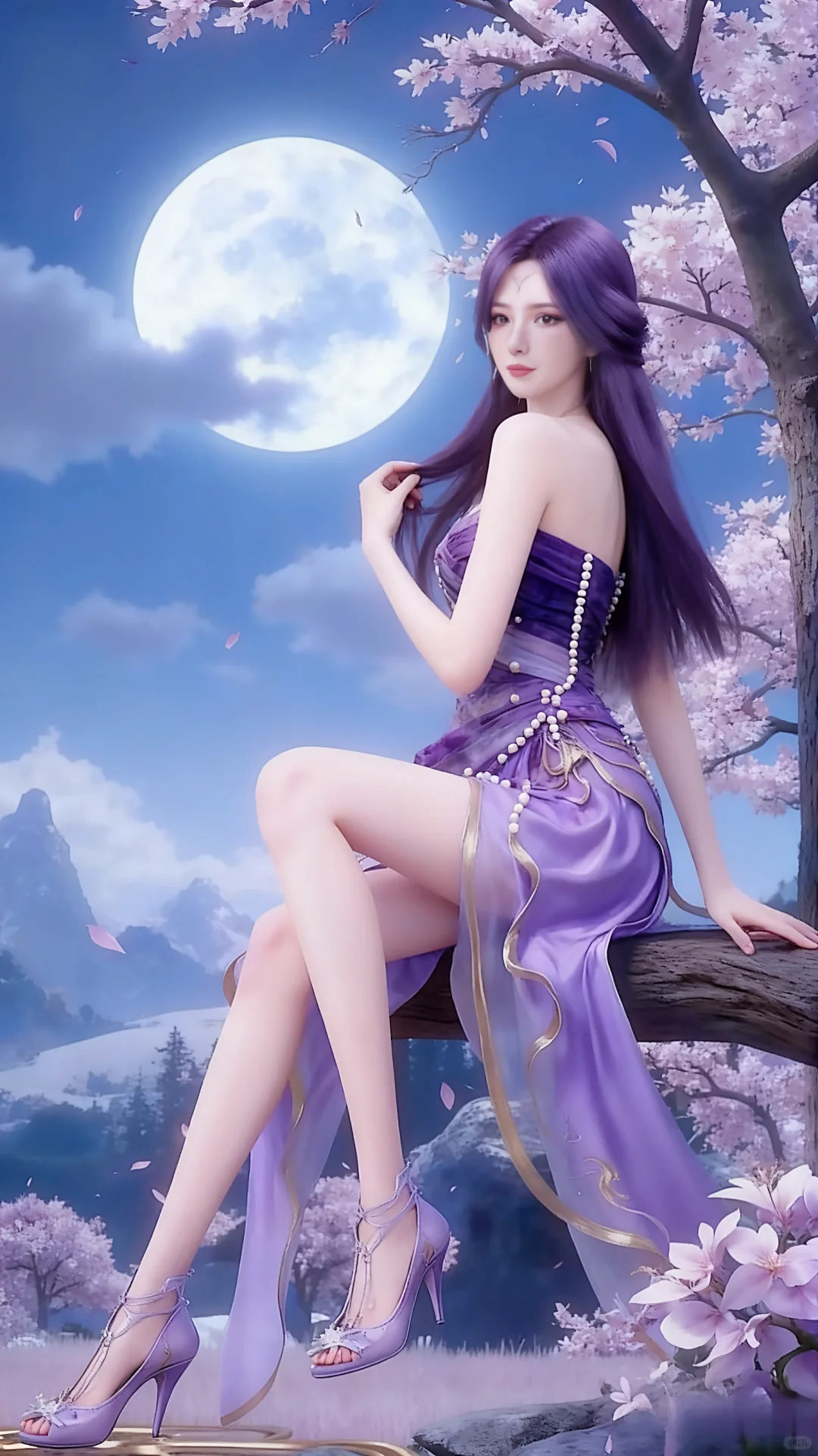 国漫女神穿上现代装安妙依