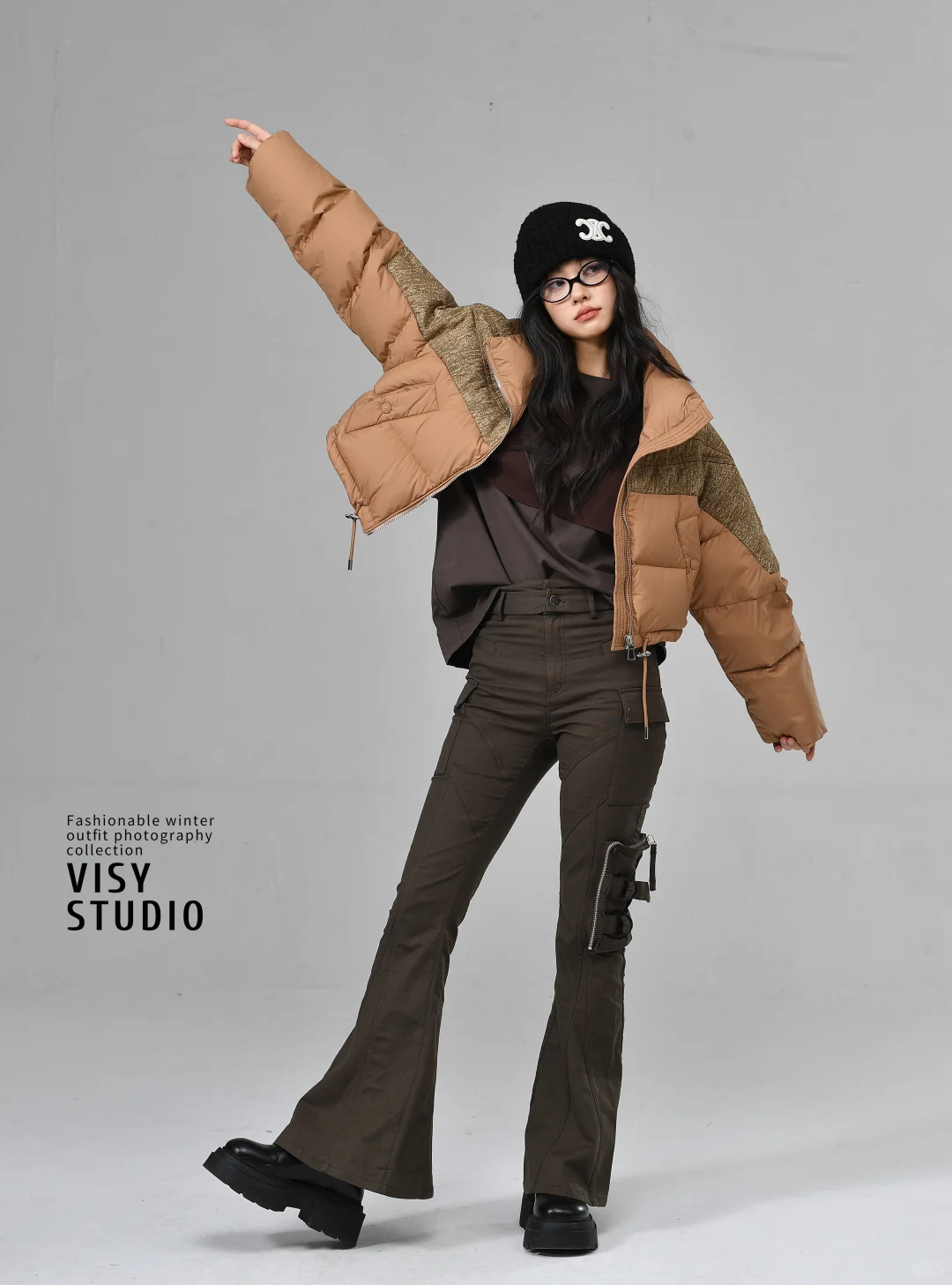 羽绒服大片｜模特这么拍更带感