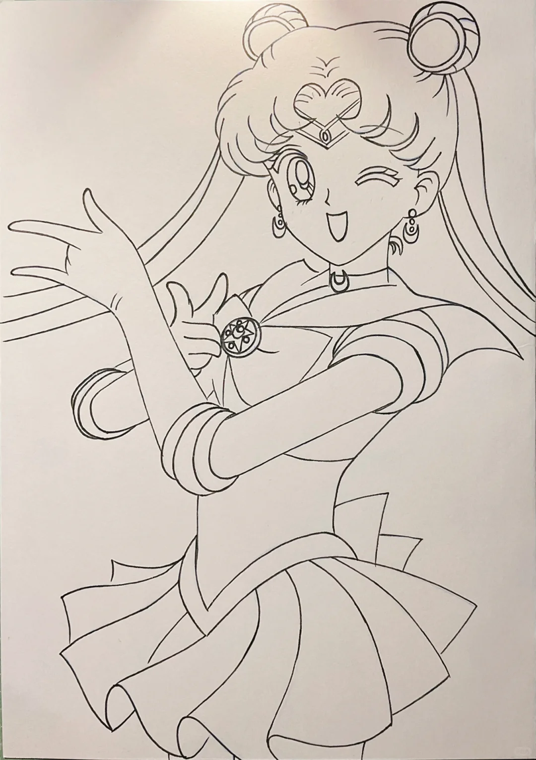 美少女战士 水冰月｜马克笔手绘