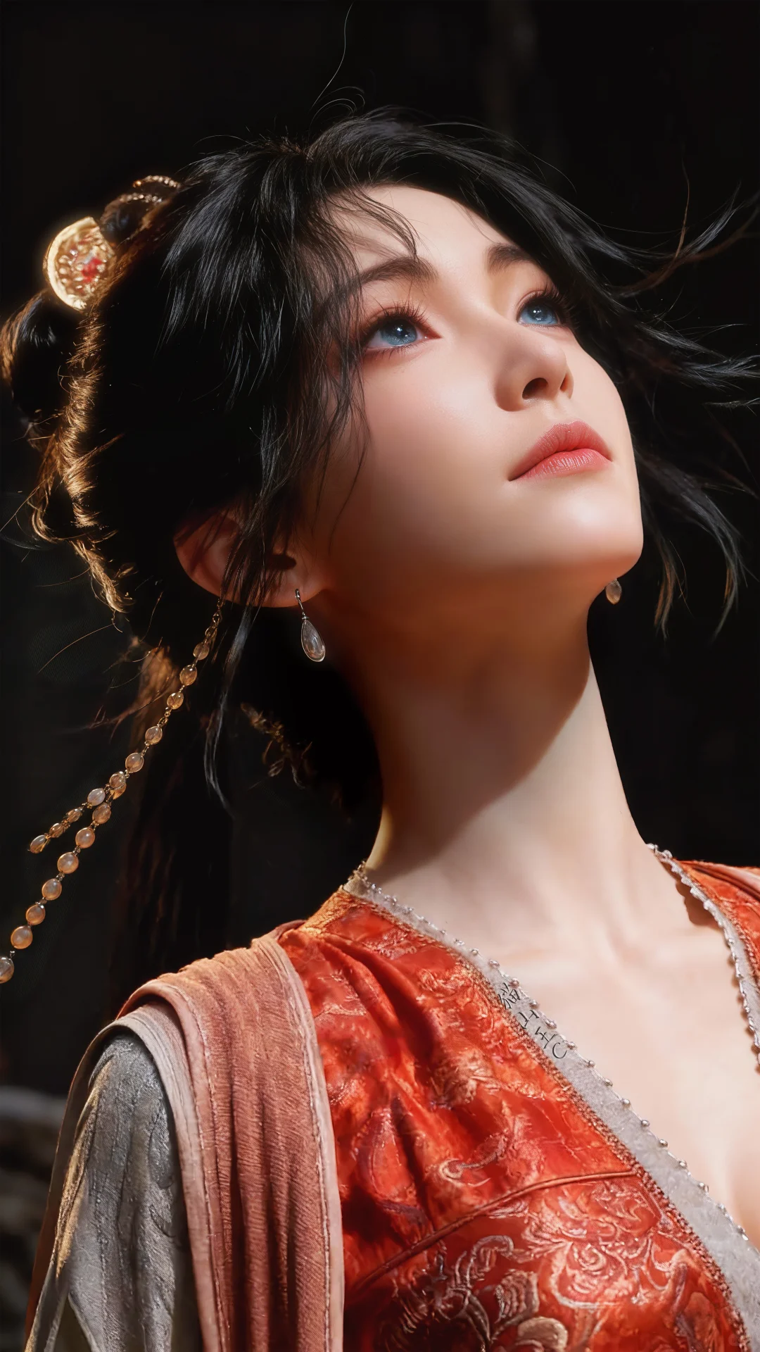 慕沛灵成为侍妾后头发都收上去了