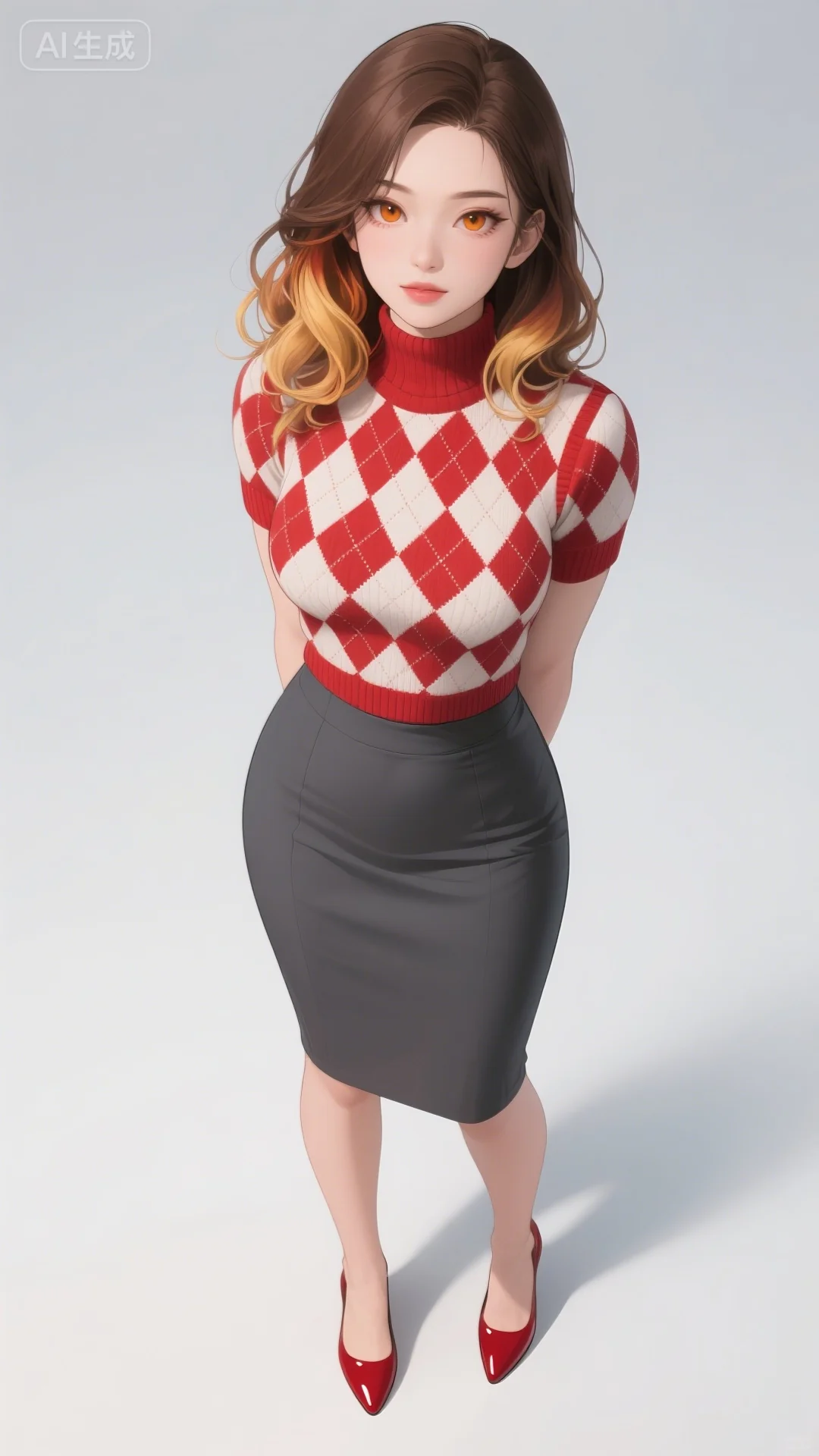 格纹优雅穿搭集💫