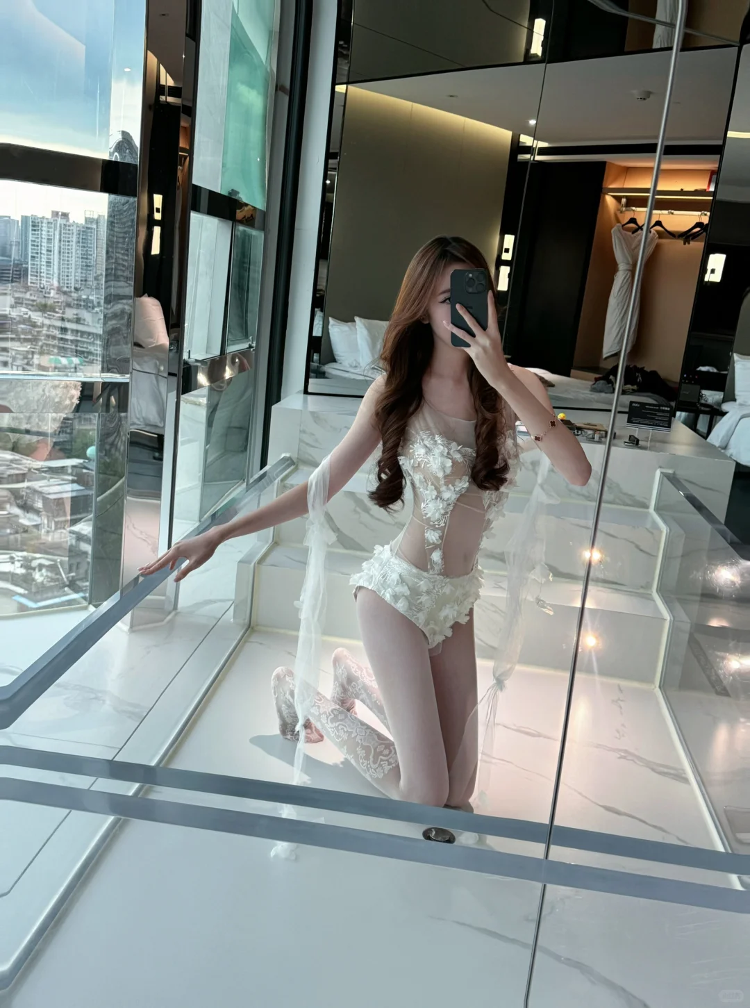 🤍All white 纯欲泳衣分享🩱