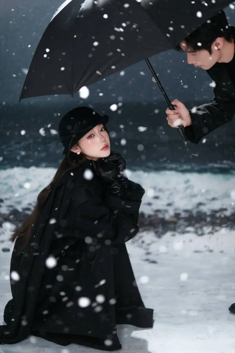 雪国恋人的写真｜把爱情帧成浪漫海报