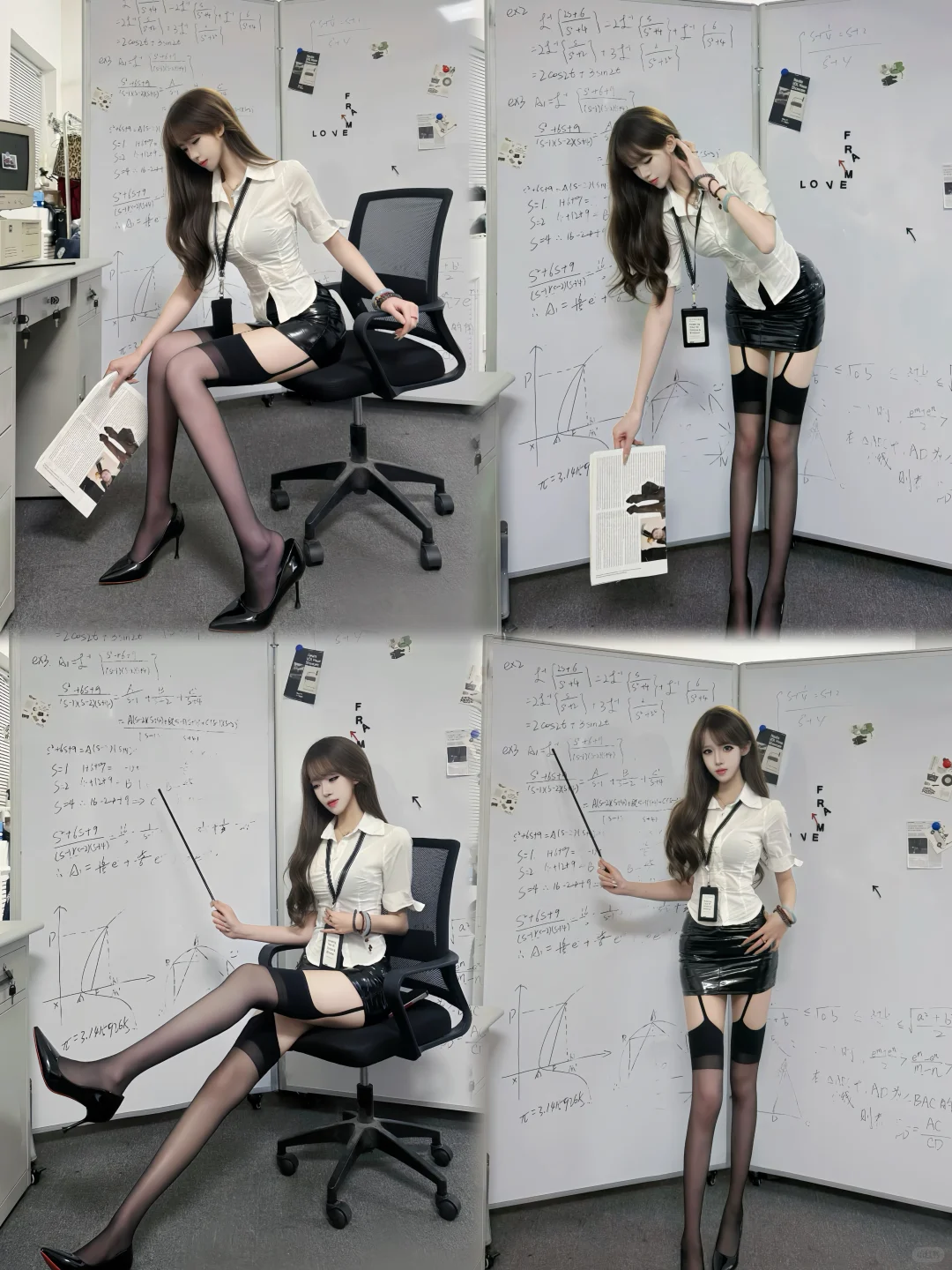 石家庄陪拍|新鲜办公室海妖风拍照姿势分享