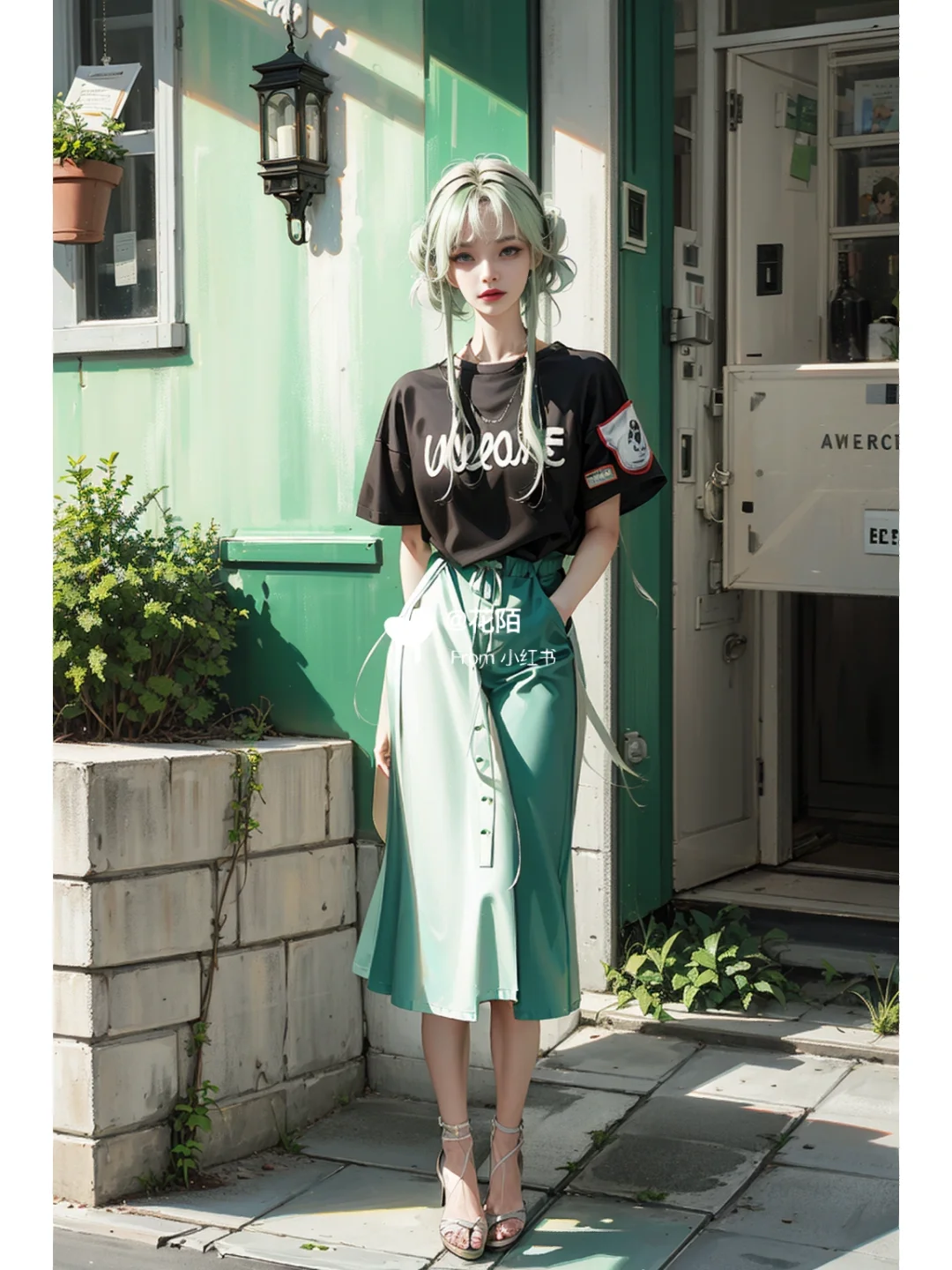 AI穿搭|女孩子要使劲的漂亮起来