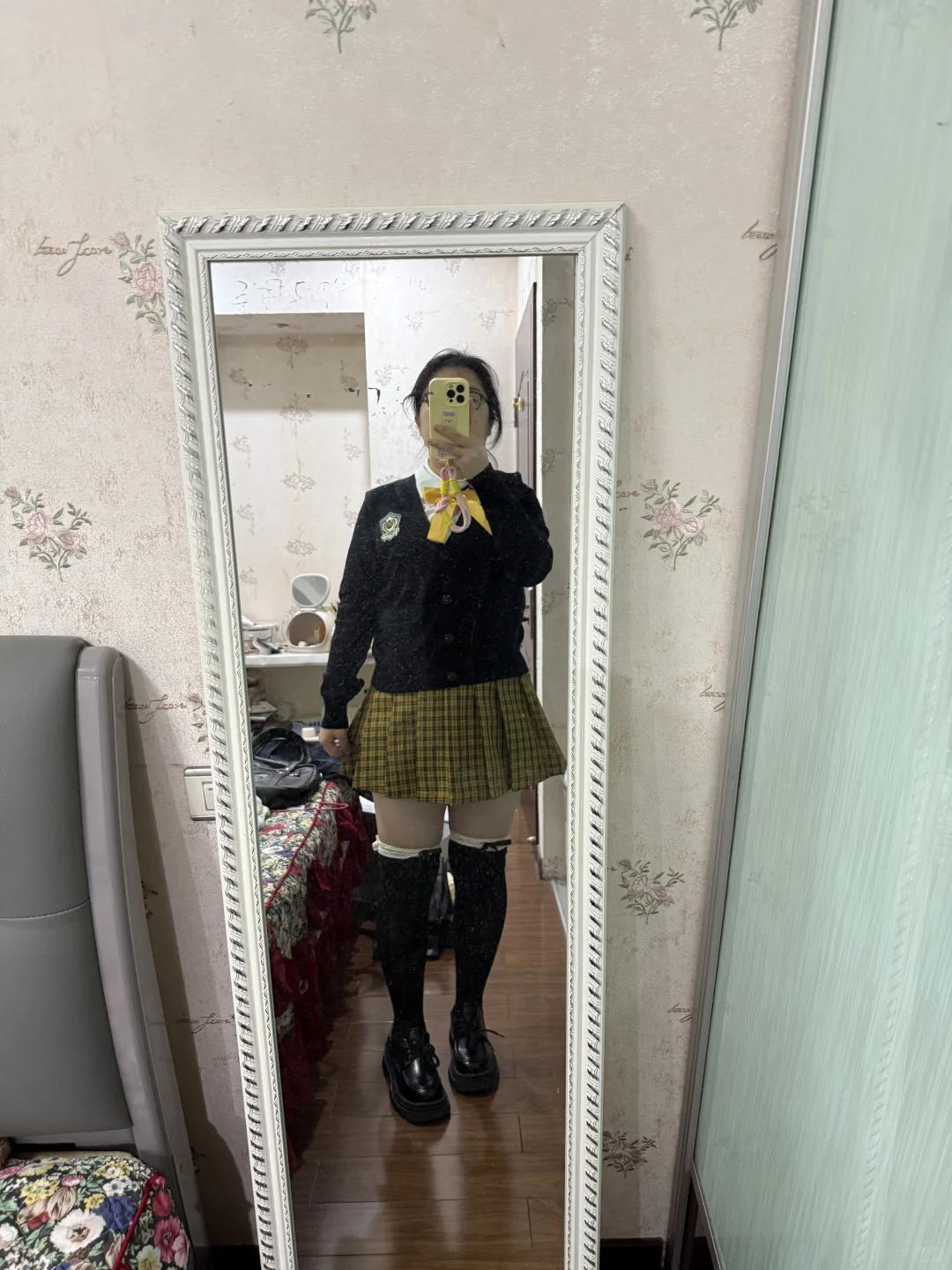 男朋友喜欢JK 胖女生开始尝试穿 求指导