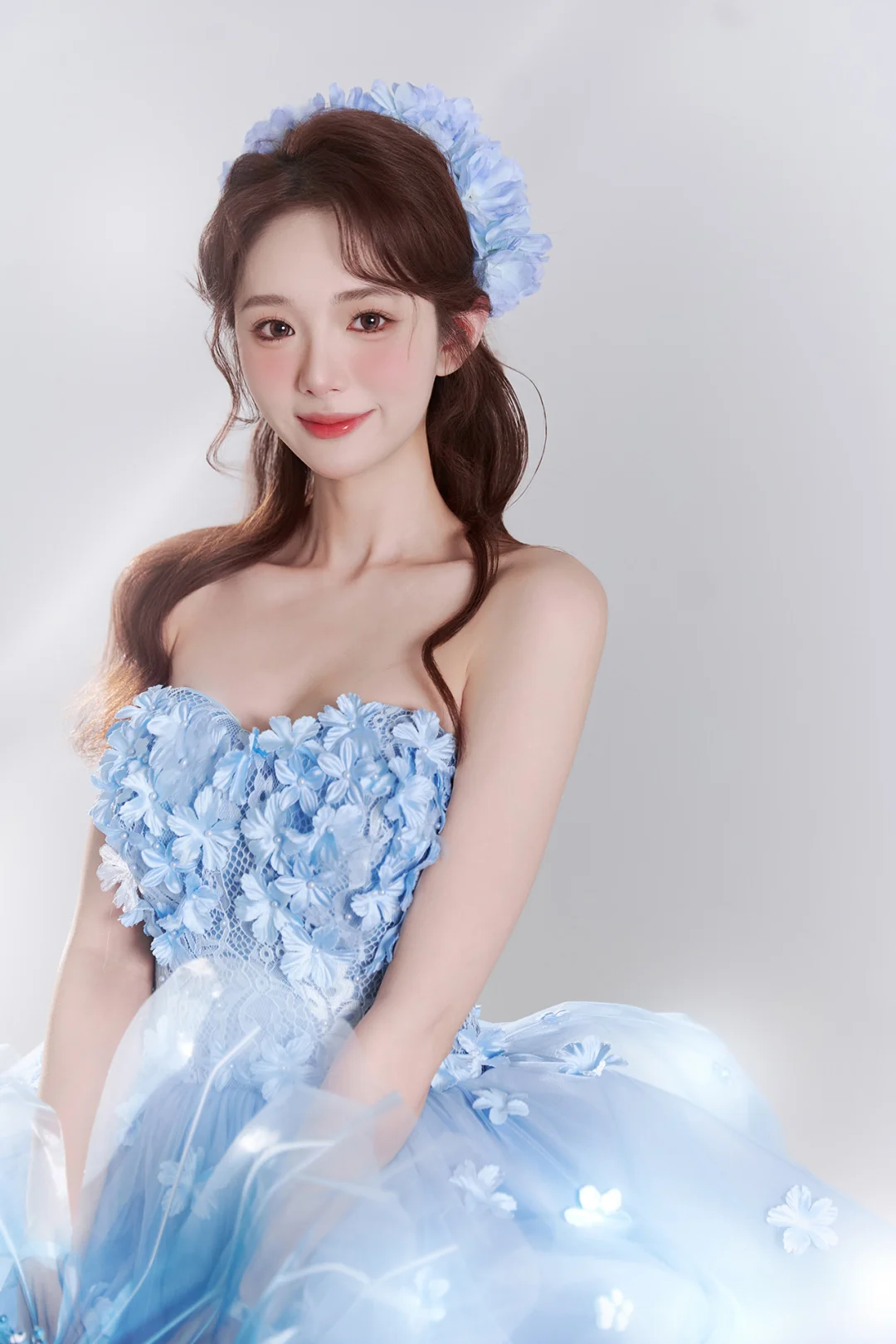 天呐‼️在石家庄拍到了一眼沦陷的梦中情纱🩵