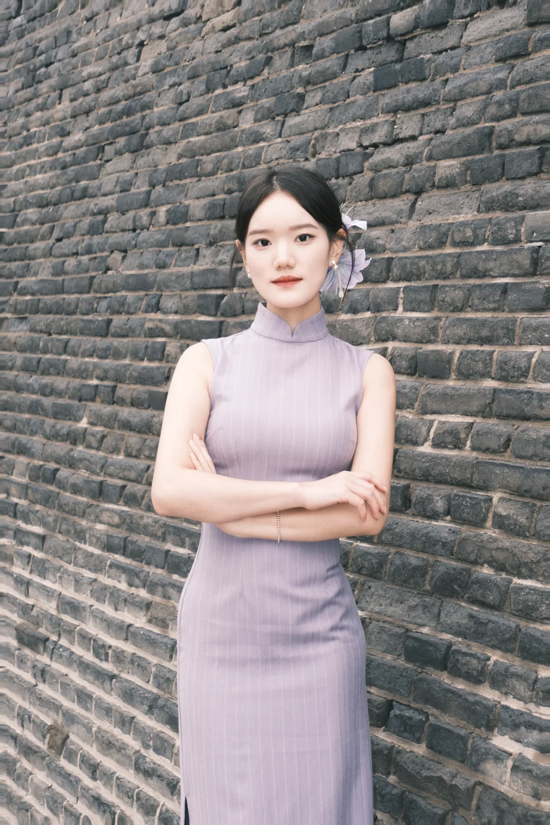 邯郸富士陪拍｜紫色旗袍💜