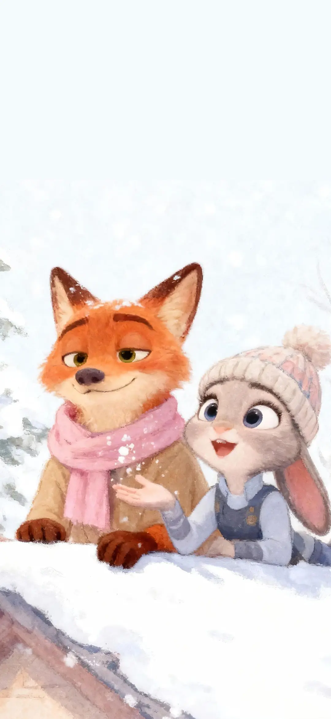 冬天雪景壁纸.尼克朱迪壁纸