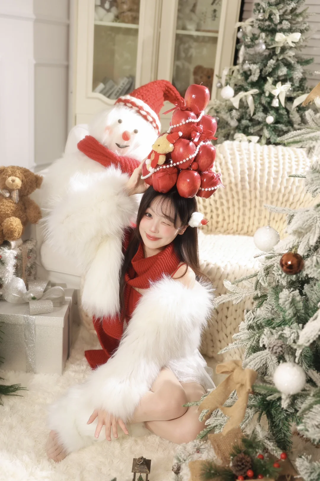 我的那个笨蛋女朋友⛄️跟小雪人一样可爱