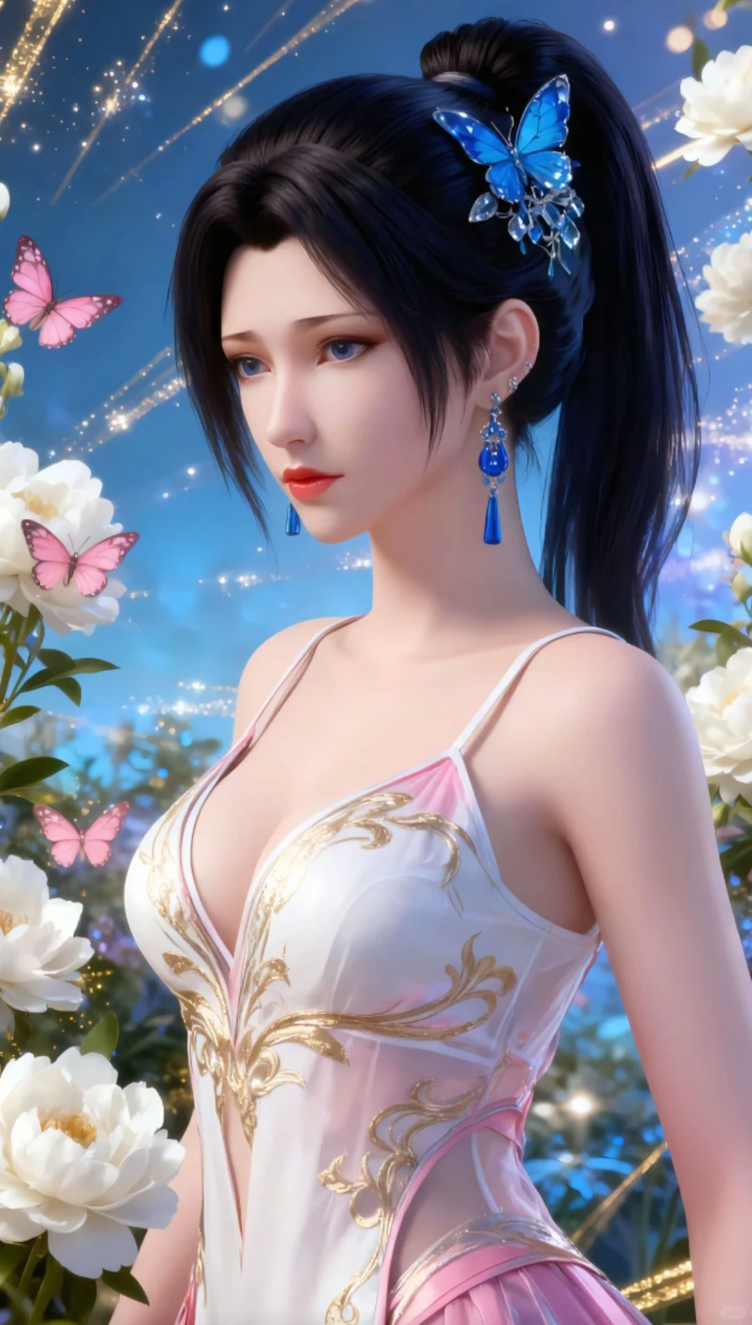 国漫女神性感穿搭对比，好身材大长腿高颜值