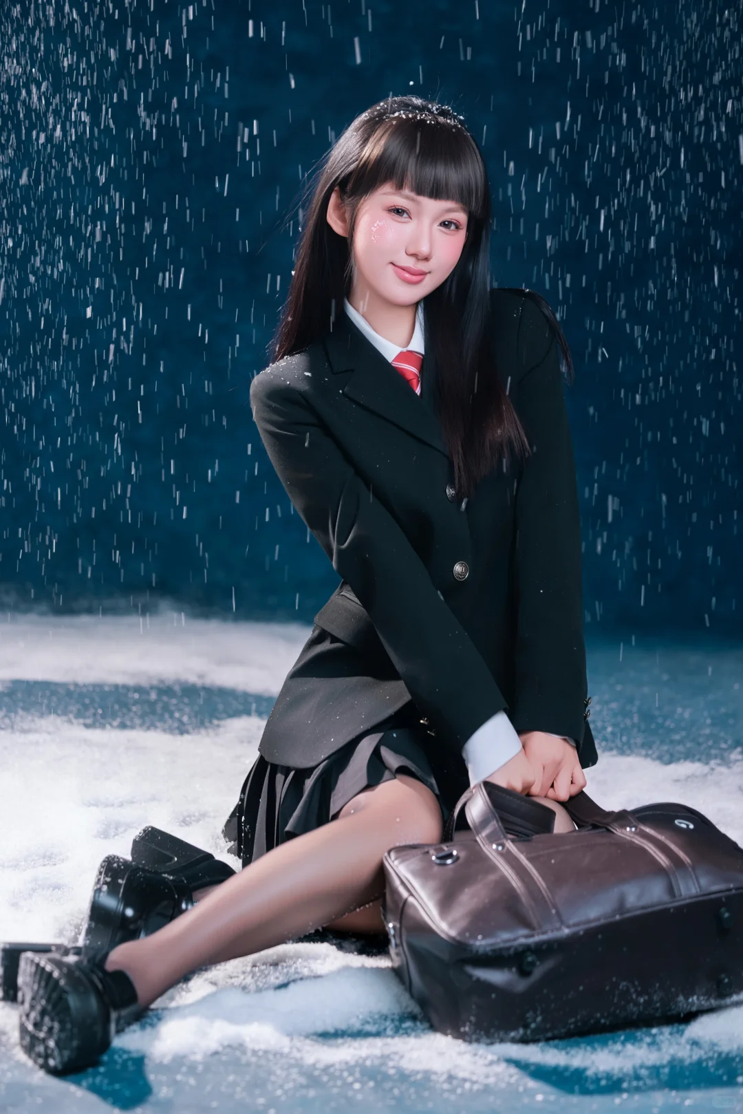 ❄️雪天与制服更配～