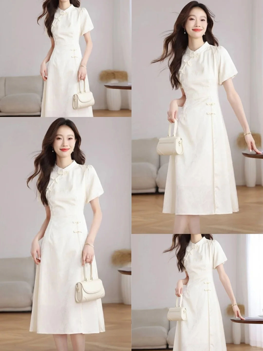 颜值爆表！哥弟这件旗袍裙必须安利给你们