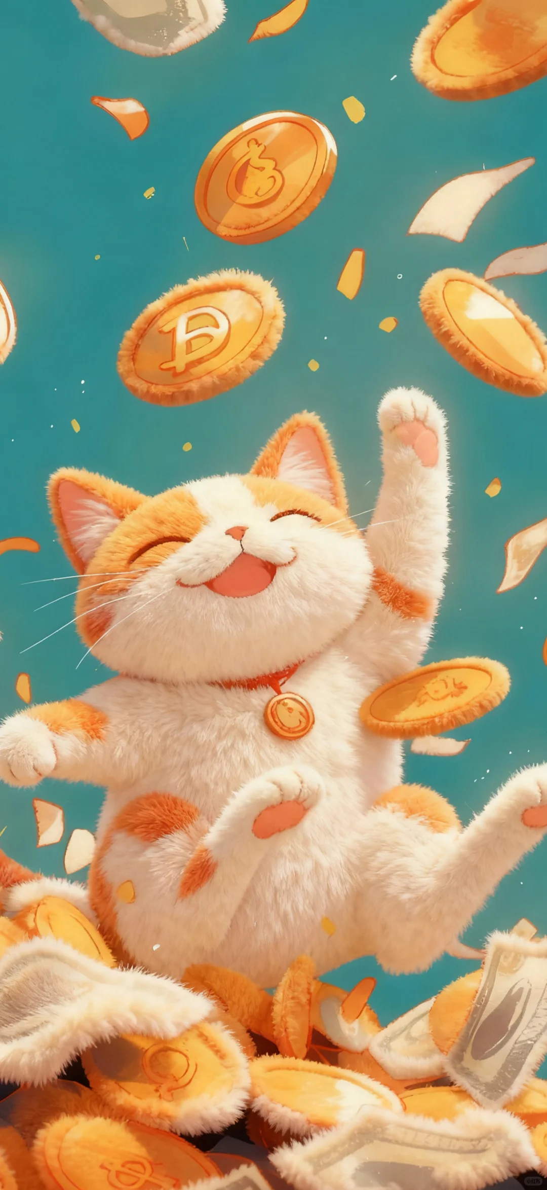 福气猫猫毛绒绒壁纸分享💰