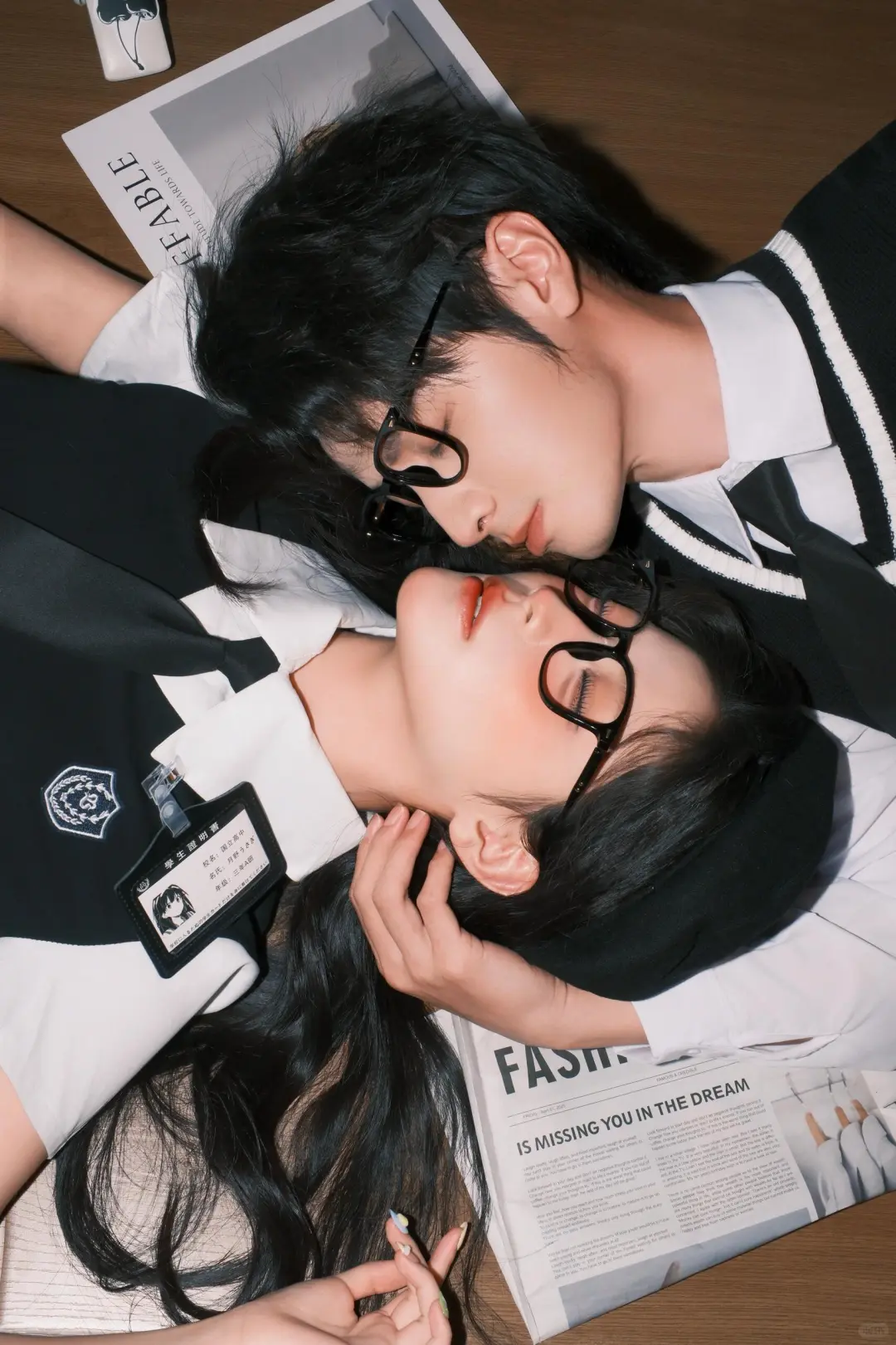 学校里那一对势均力敌的情侣👓