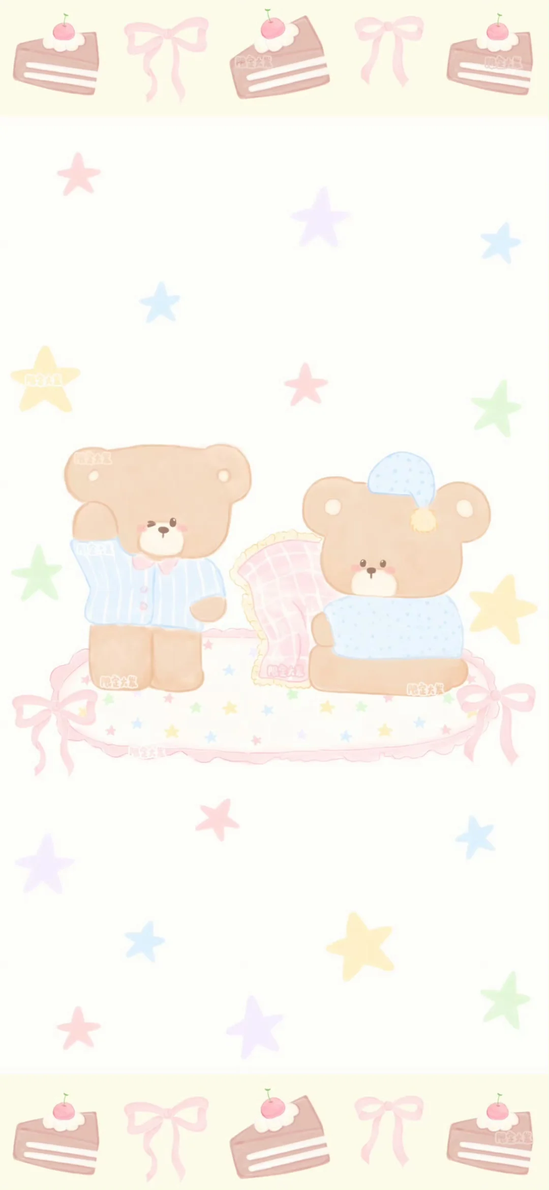 手机壁纸｜可爱治愈小熊🧸