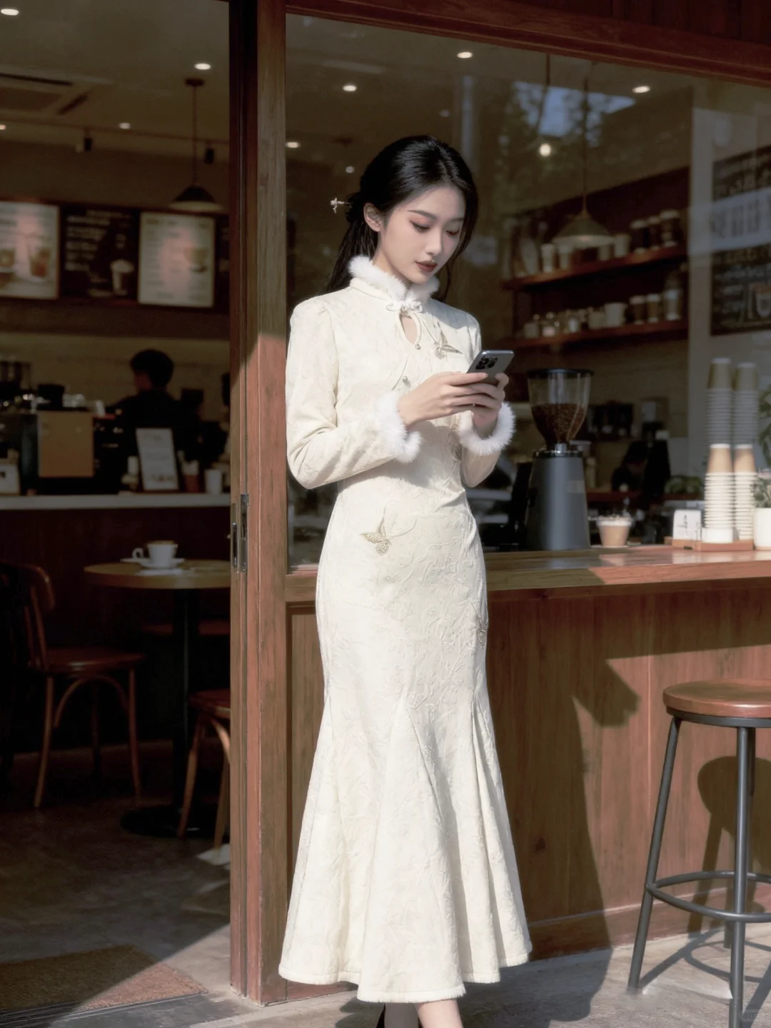 啊~~这款旗袍要爆了😭