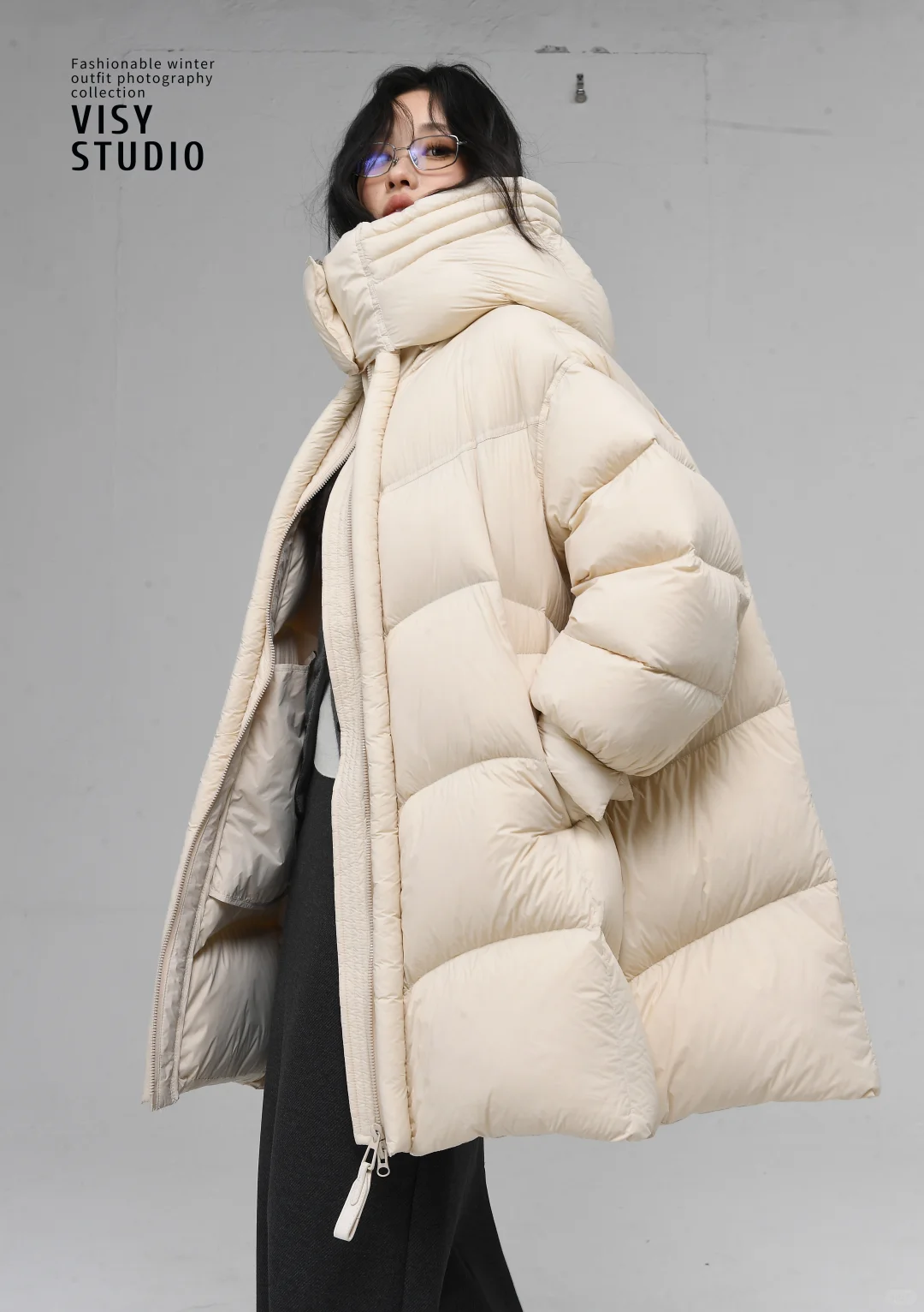 羽绒服大片｜模特这么拍更带感