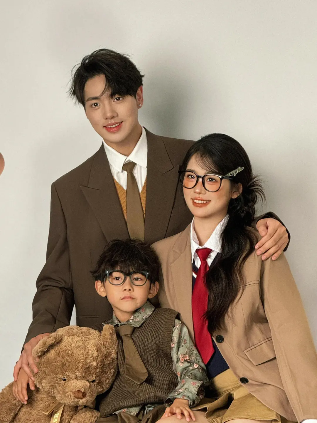 学院风亲子照我也拍啦！！进军全家福！