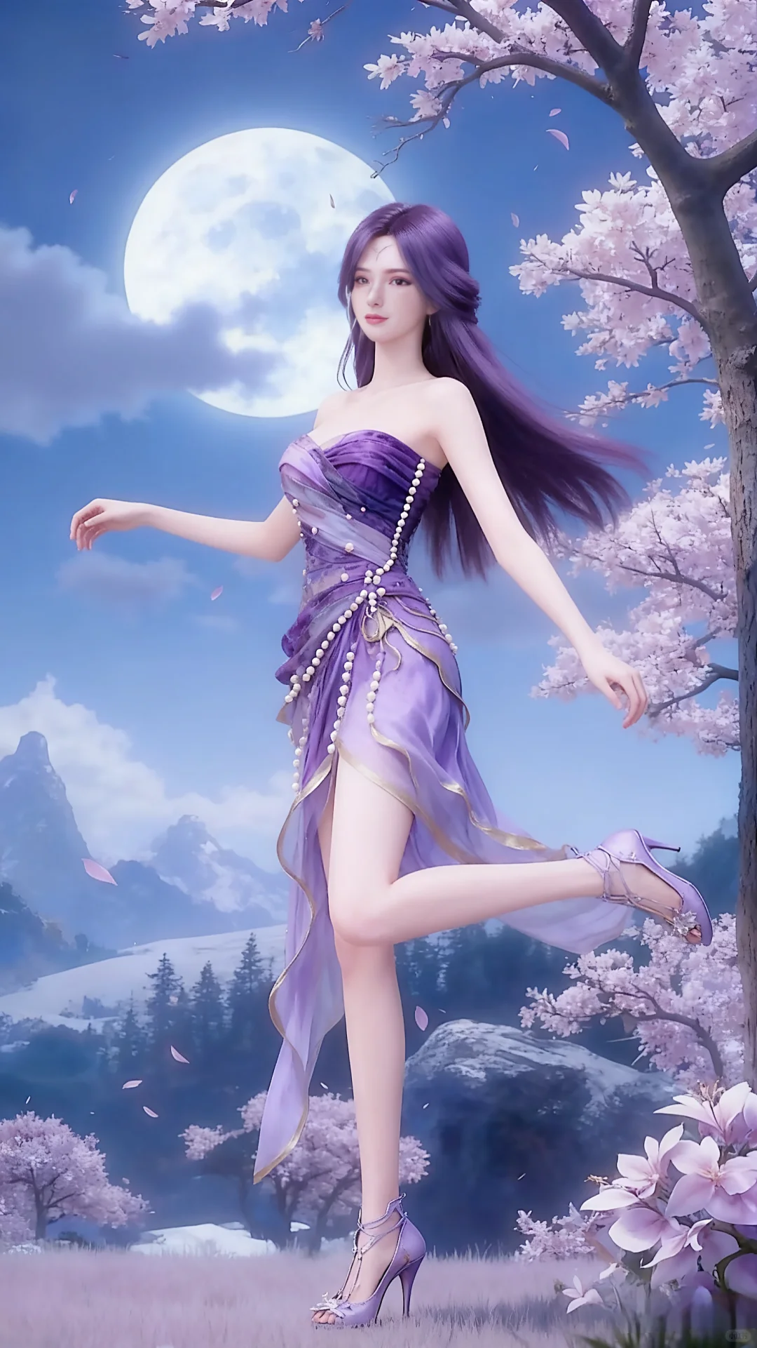 国漫女神穿上现代装安妙依