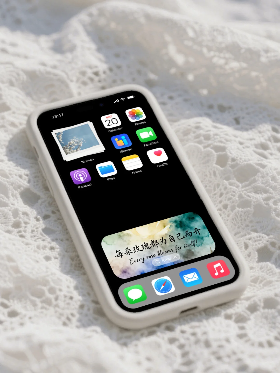 玫瑰为自己而开｜氛围感手机壁纸