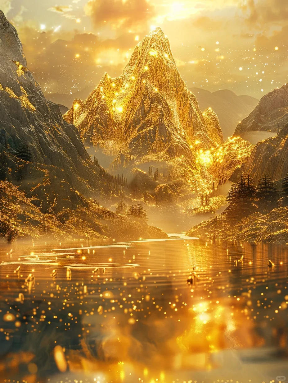 日照金山，富贵万年❗️喜土金者旺