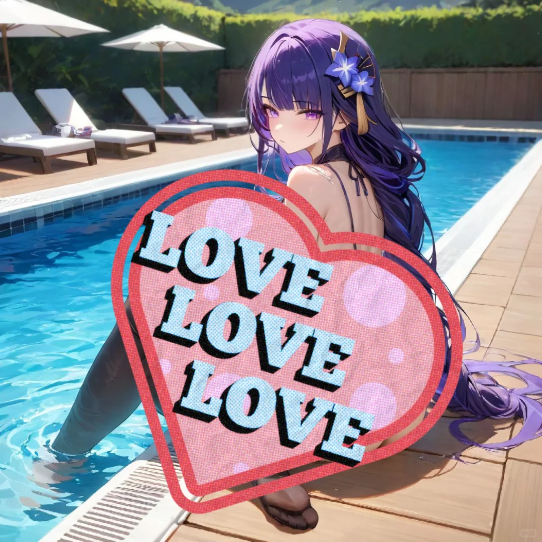 原神｜雷电将军泳装