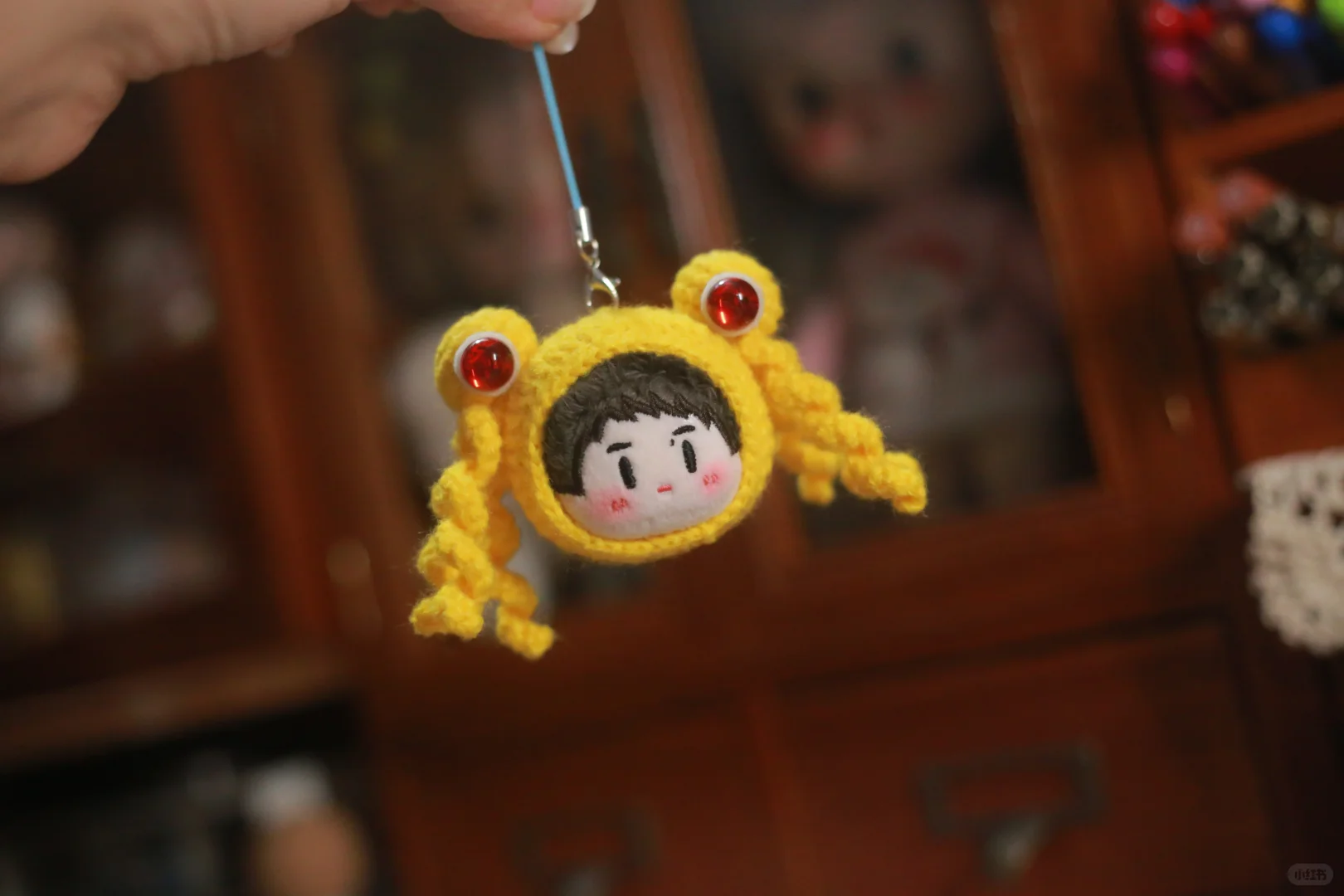 钩针5cm棉花娃娃美少女战士头套