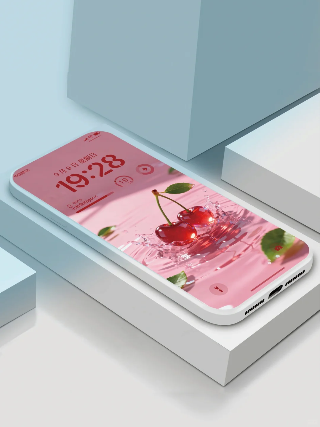 双樱报喜｜手机壁纸