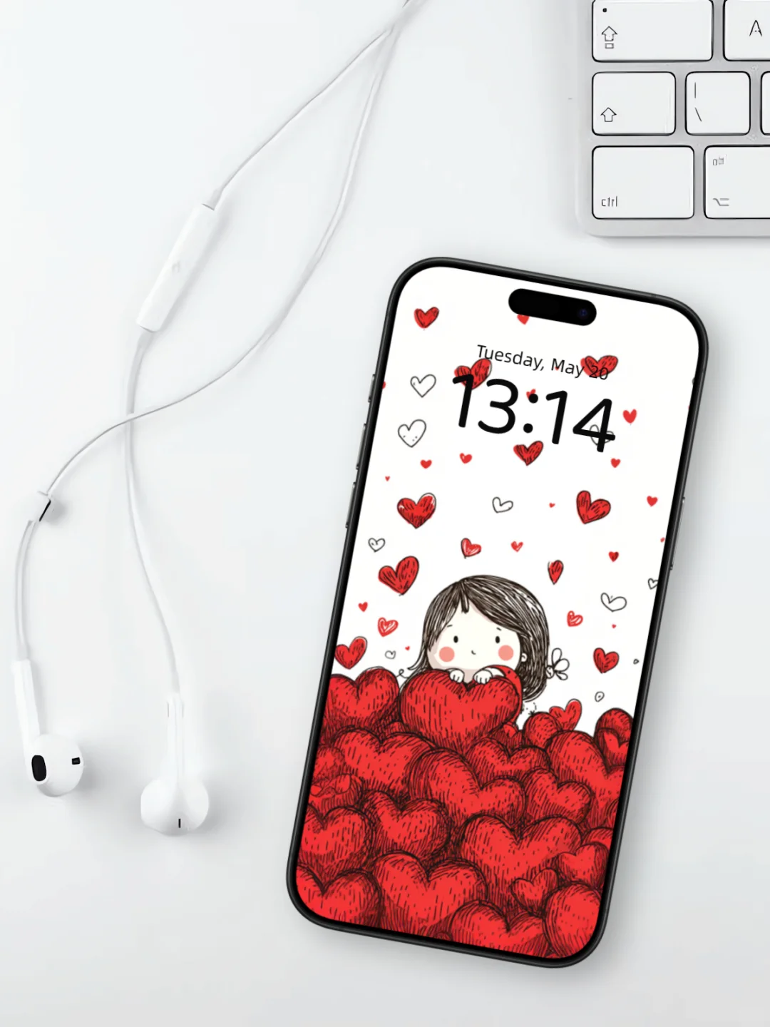 浪漫壁纸 l 红心雨