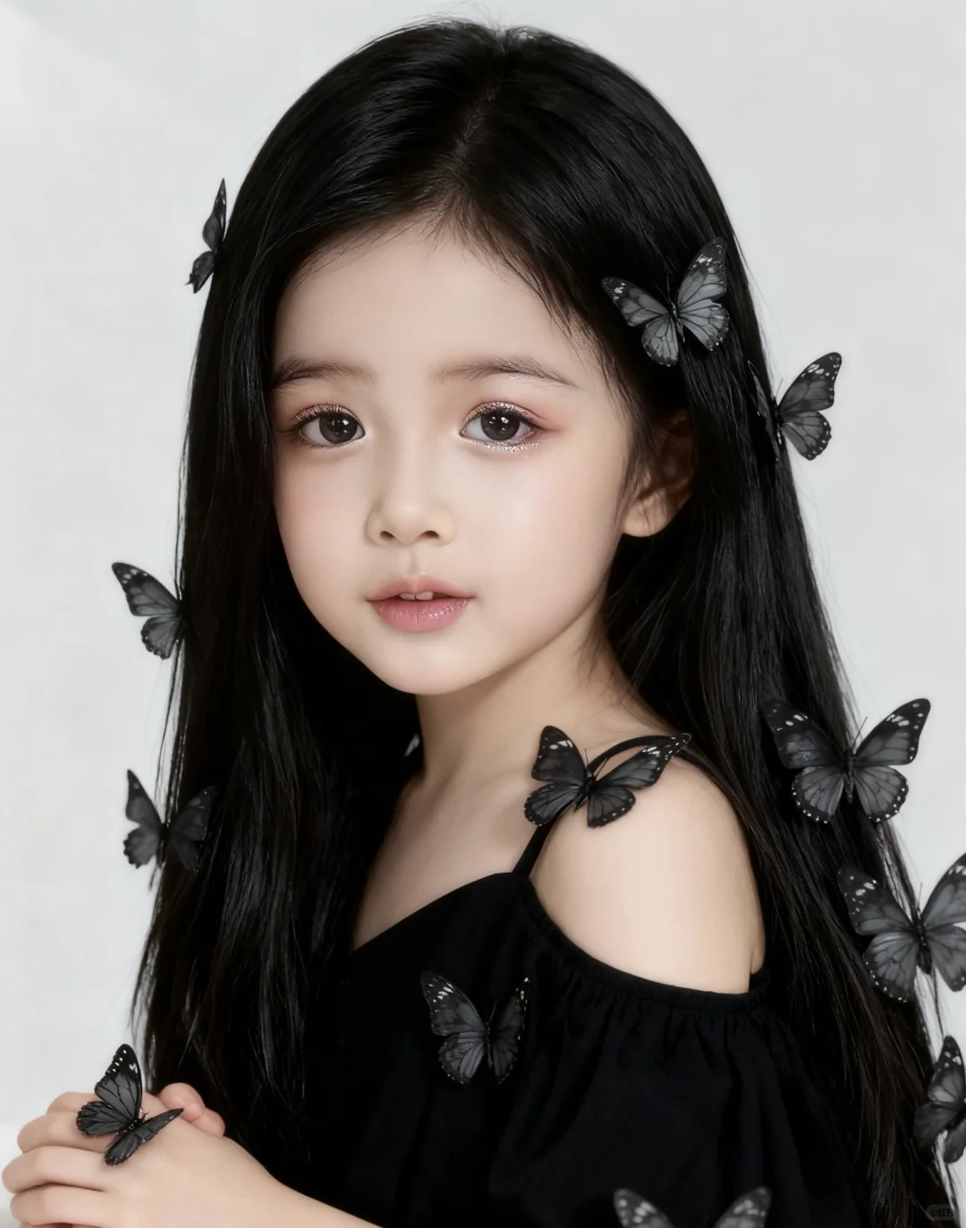 蝴蝶女孩vs蝴蝶少女🦋儿童跟成人写真分享