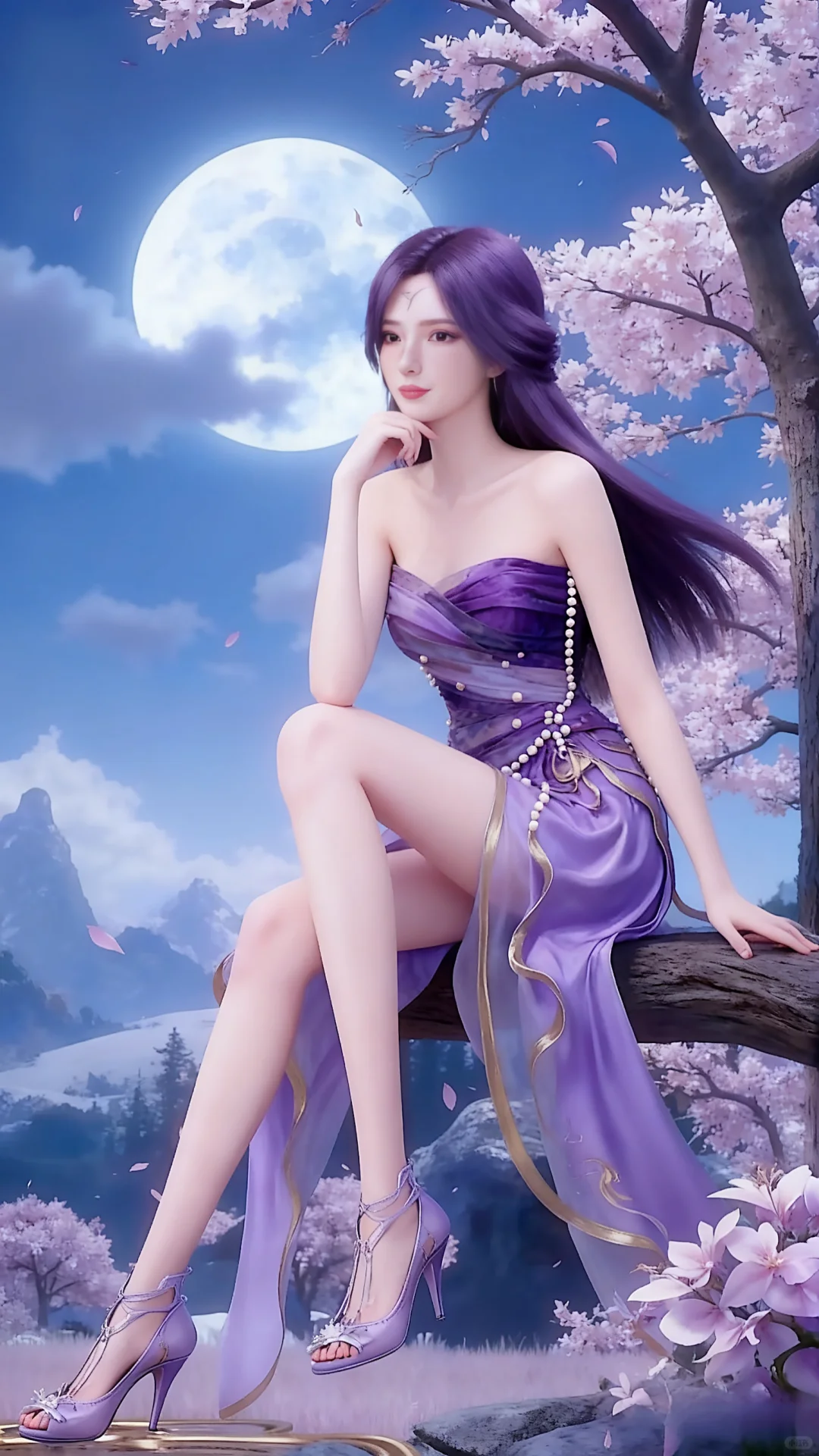 国漫女神穿上现代装安妙依