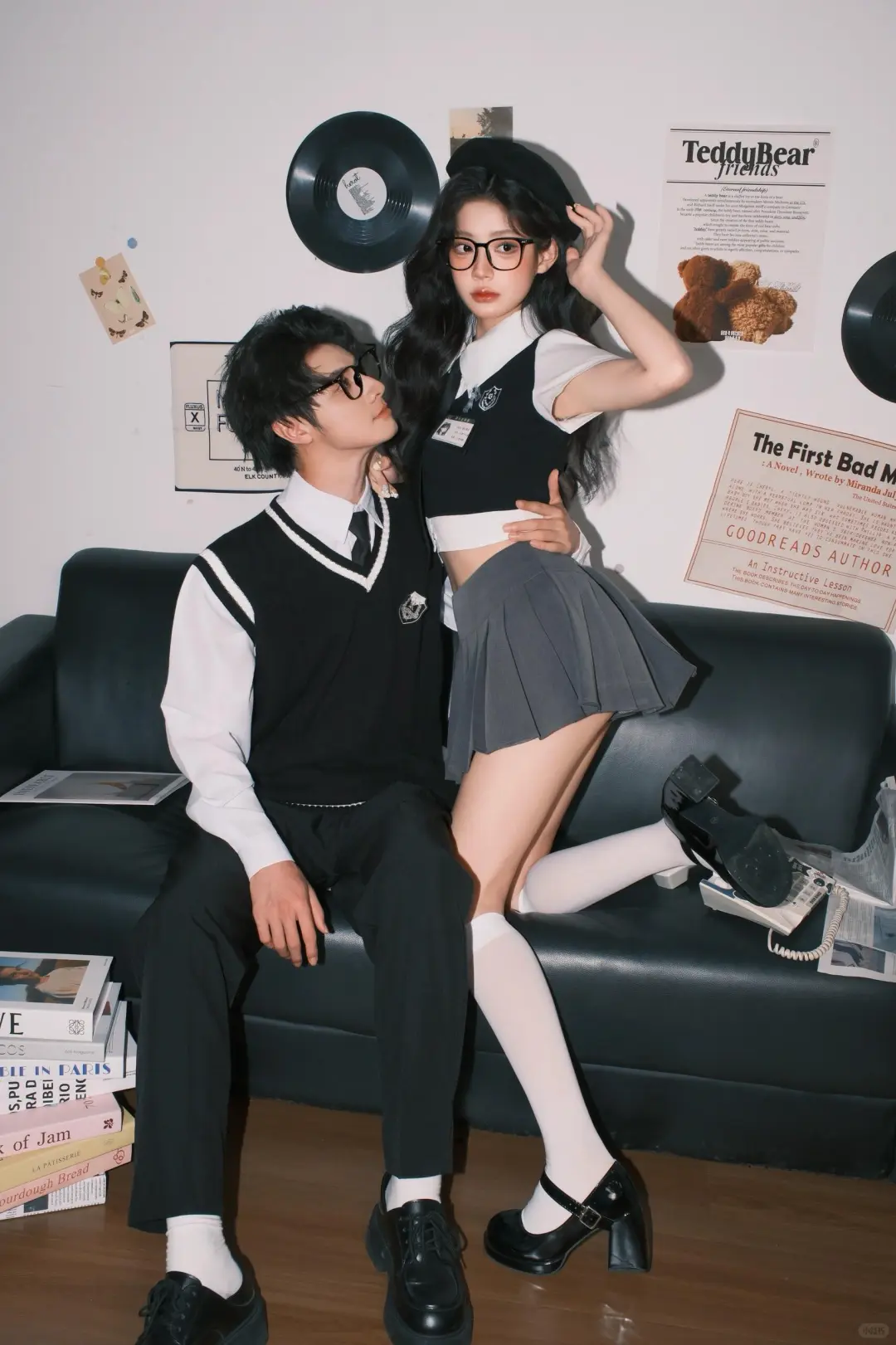 学校里那一对势均力敌的情侣👓