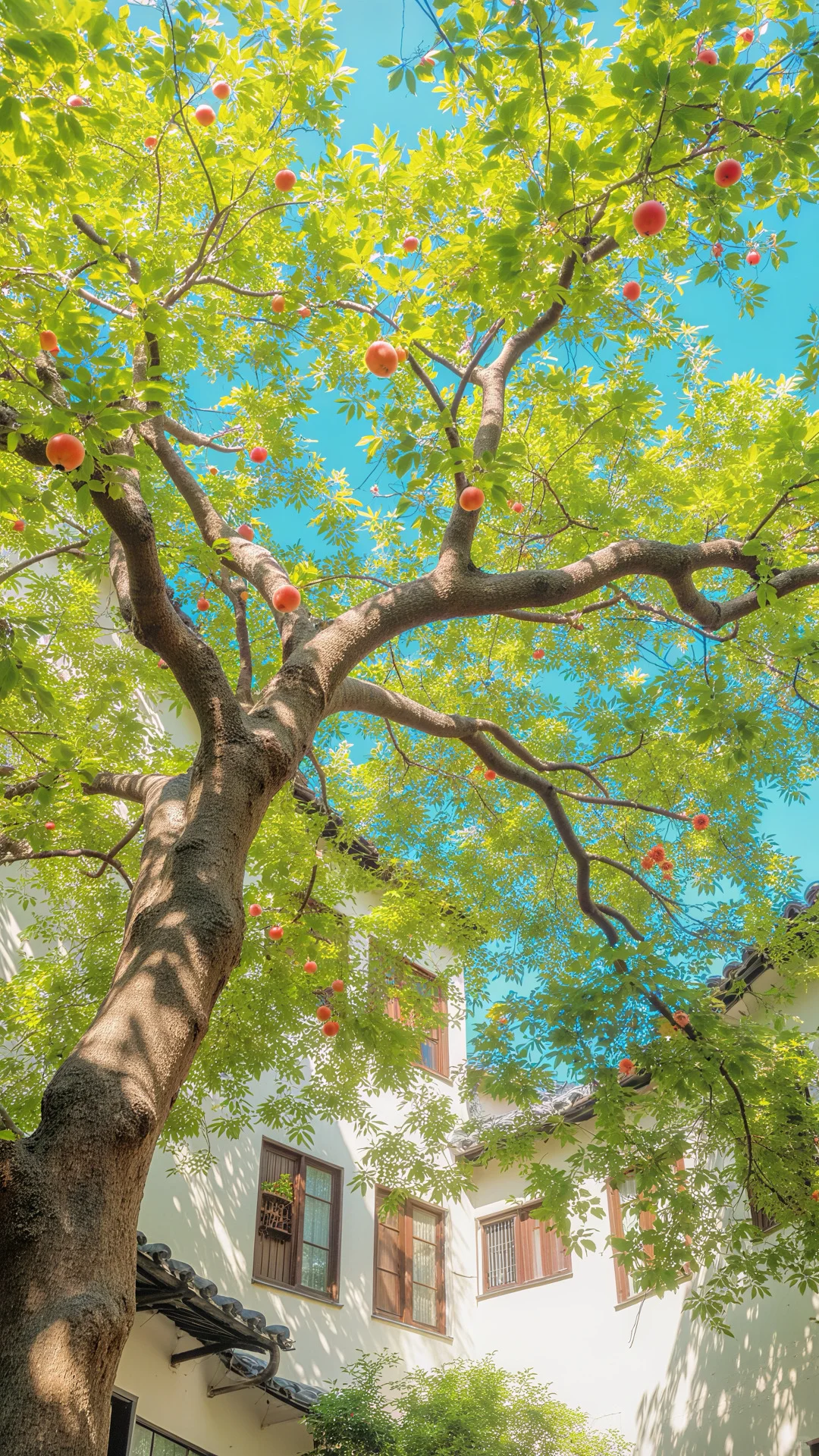 霞光衔金，榴花复燃🍃