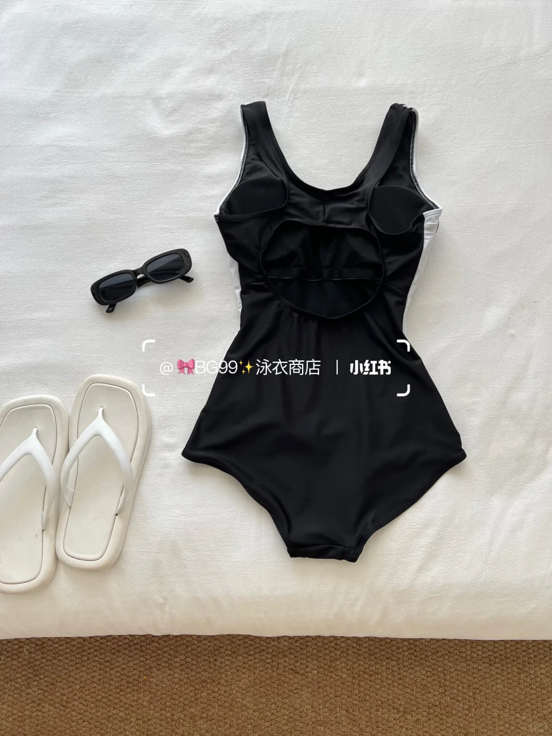 呐你们要的平角裤泳衣🩱➡️右滑上身实拍测评