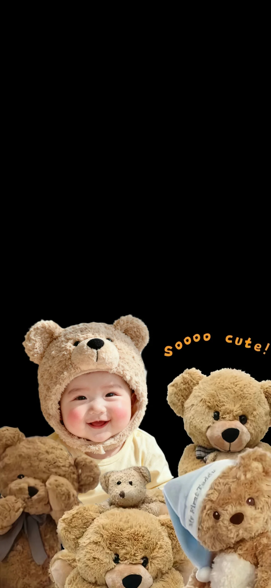 把娃做成毛绒壁纸！软fufu谁顶得住啊🐻