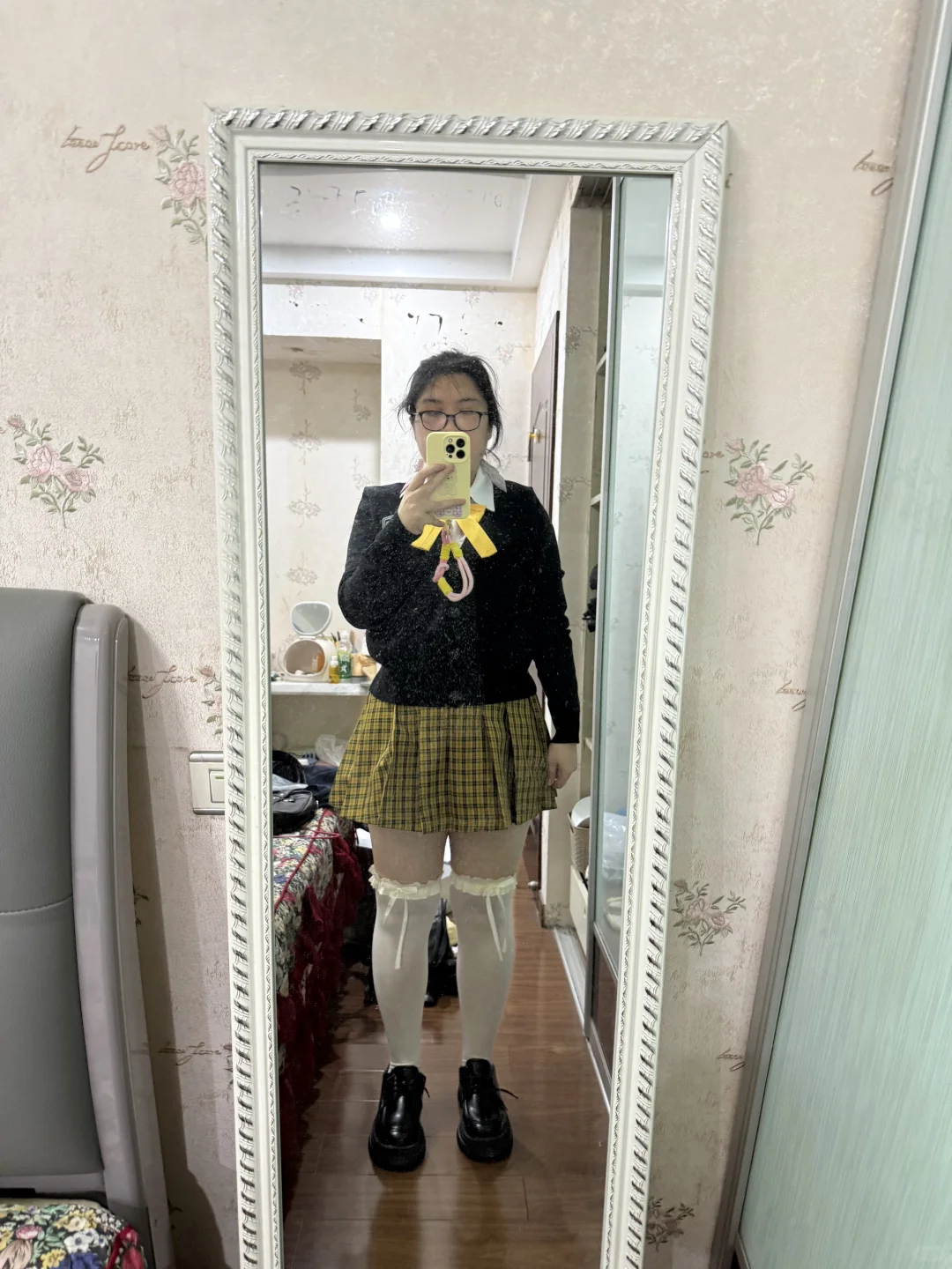 男朋友喜欢JK 胖女生开始尝试穿 求指导