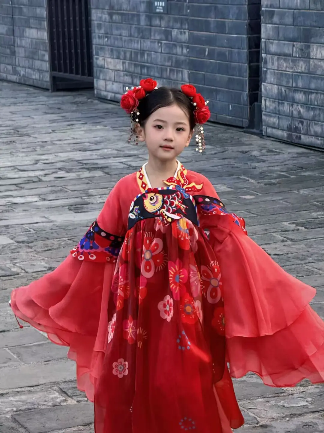 在西安古城墙当一天大唐在逃小公主🏮