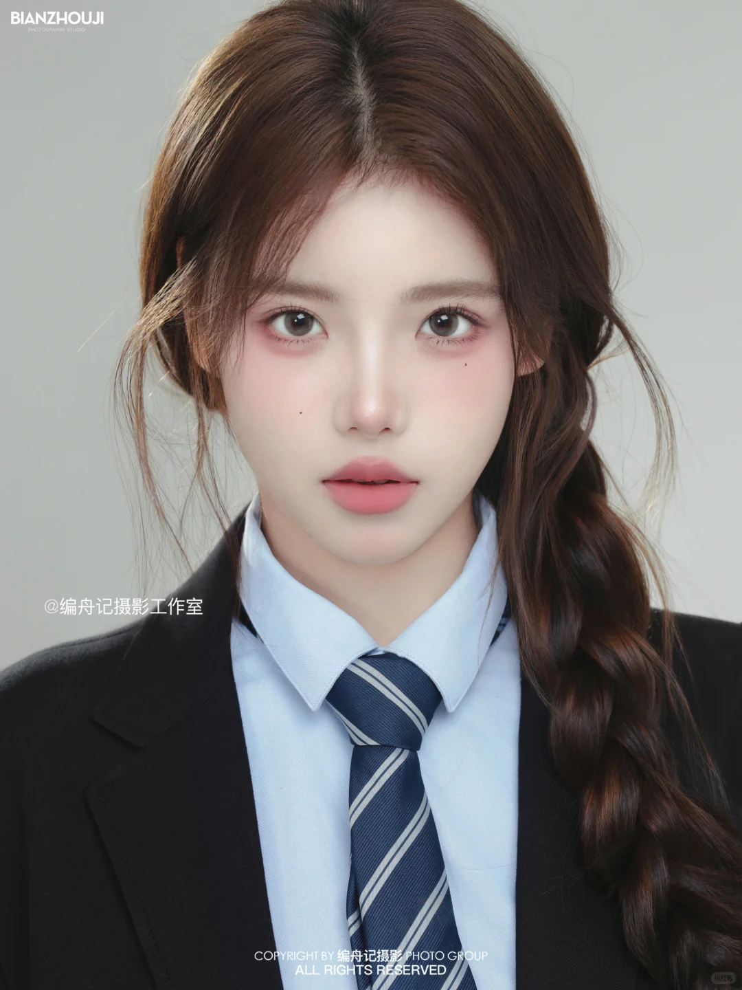 📸韩系学院风西装jk写真｜甜酷学妹感拉满了