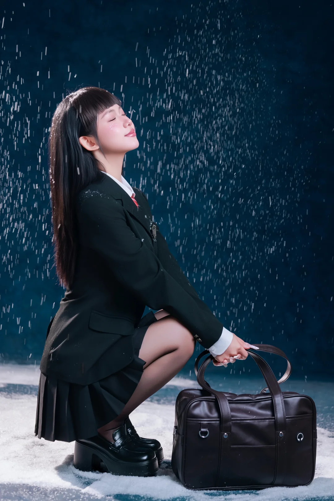 ❄️雪天与制服更配～