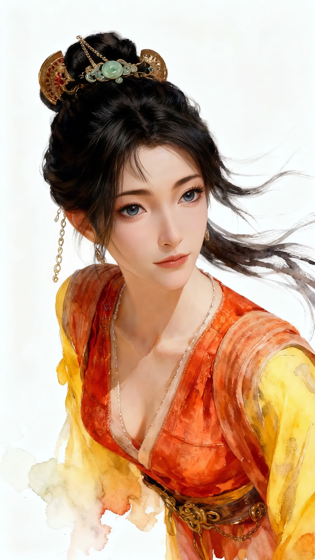 慕沛灵成为侍妾后头发都收上去了