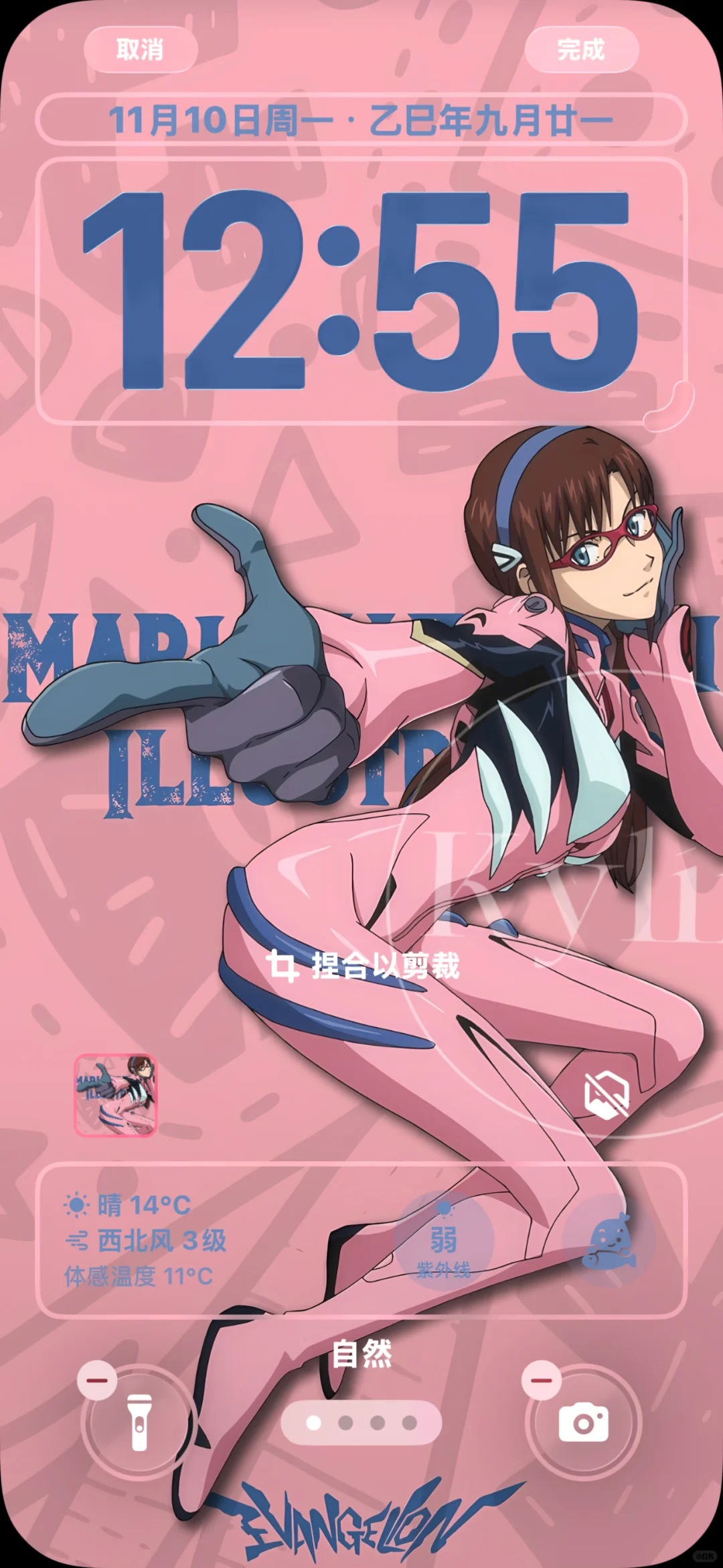 自制真希波高清手机壁纸