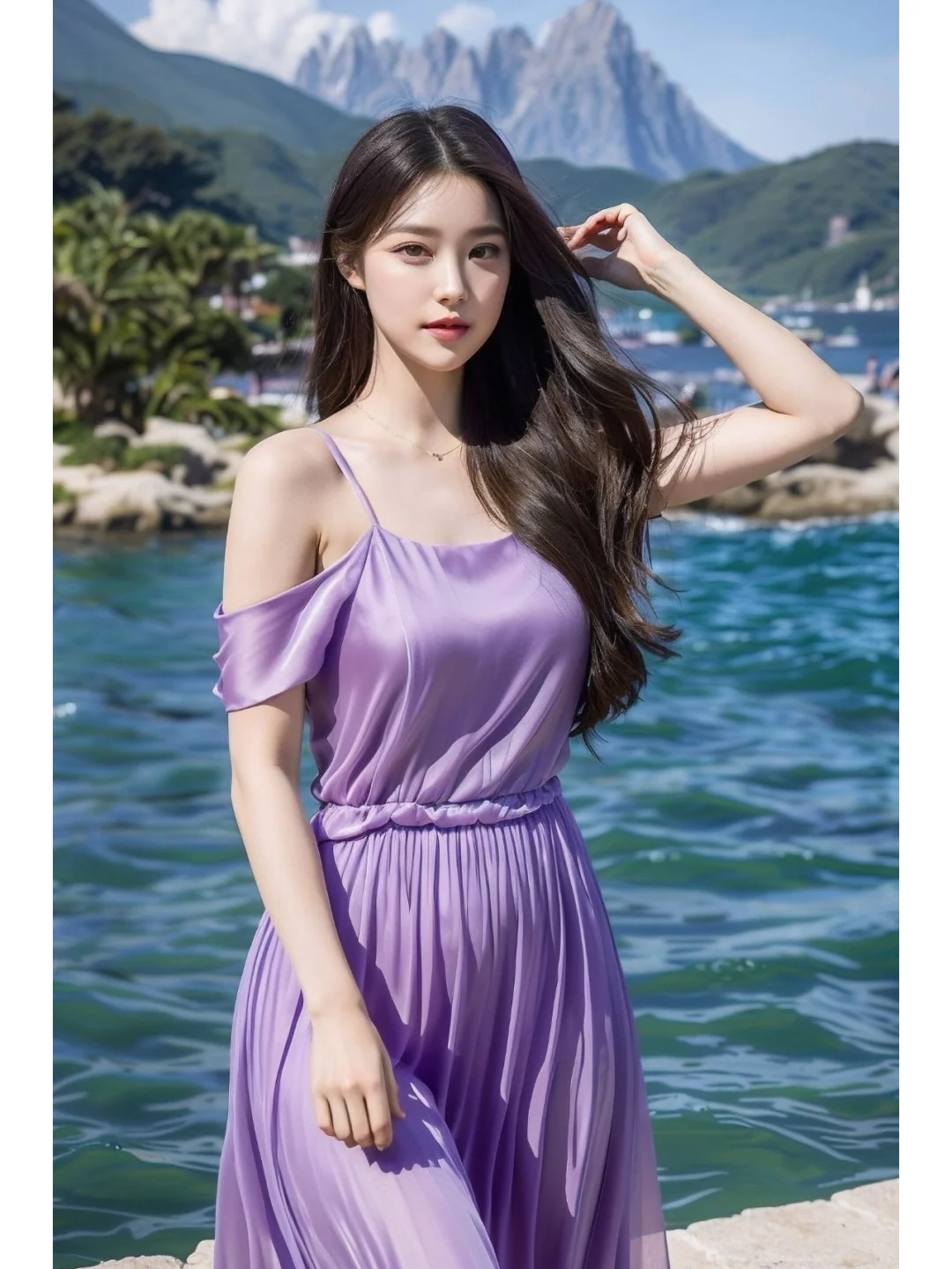 跟AI美女学日常游玩穿搭