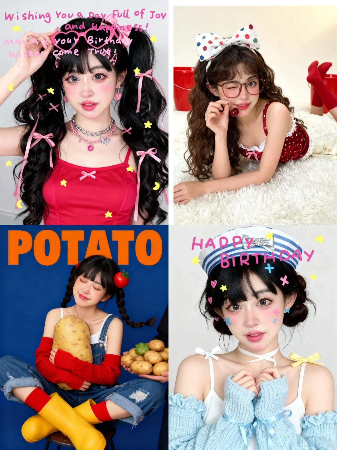 鬼马少女杂志感写真🈶！一键拥有可爱写真