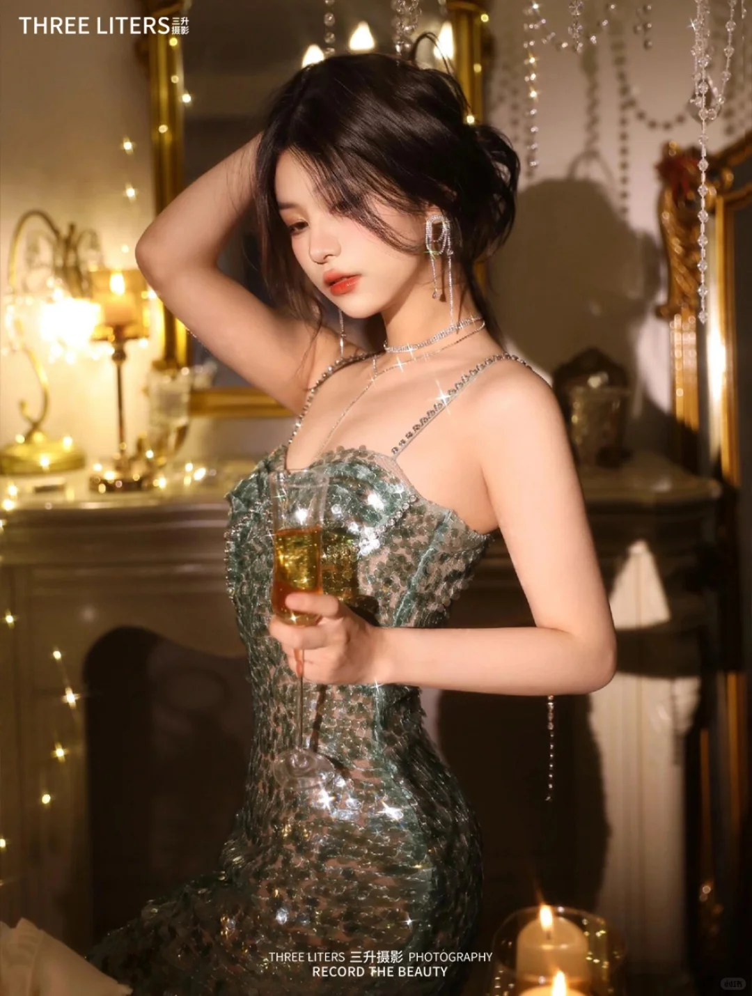 财阀千金的生日照🥂秒变氛围感女明星